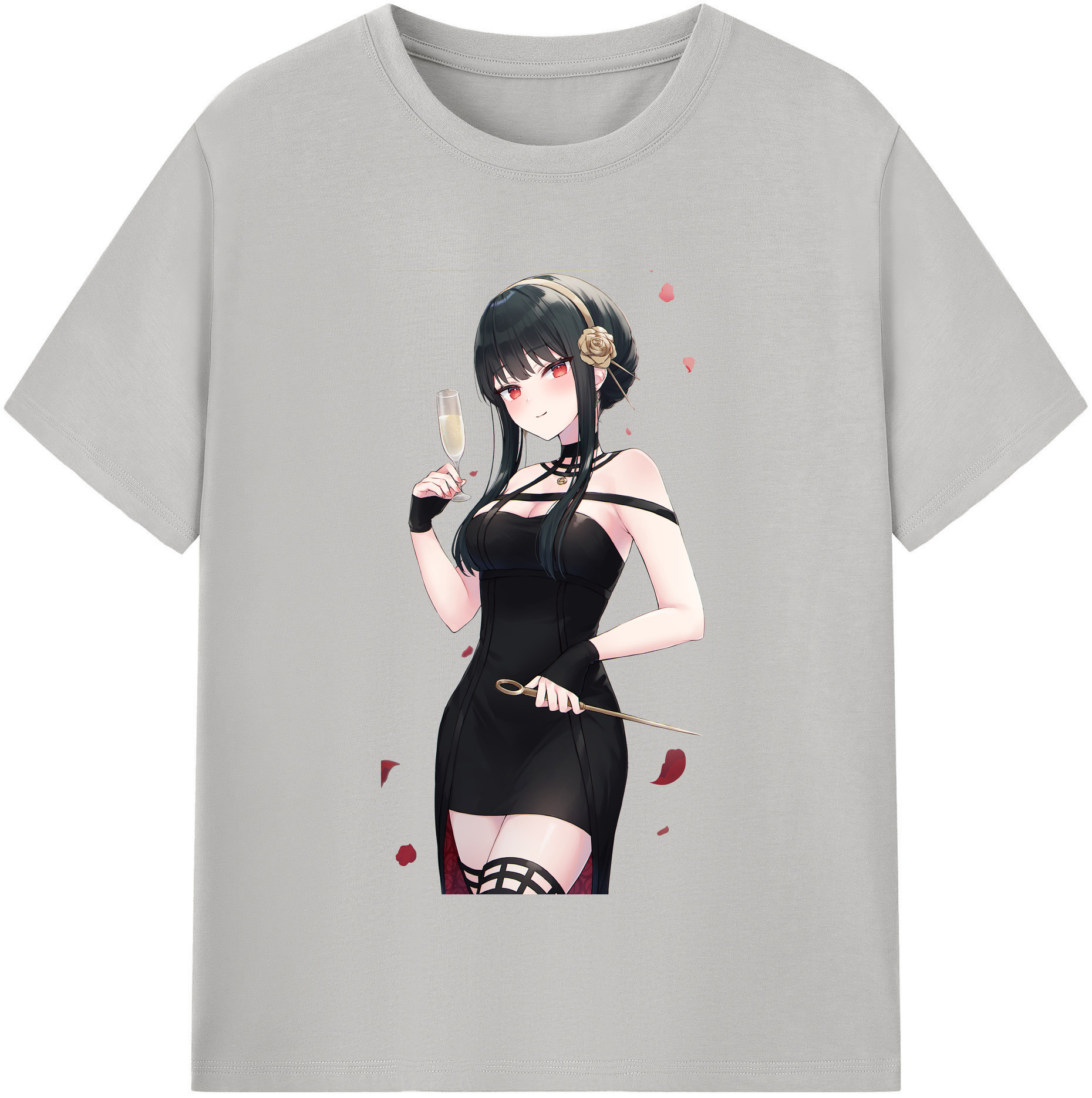 （画像用） SPY×FAMILY间谍家家酒 レディースカジュアルプリントTシャツ（綿100％）