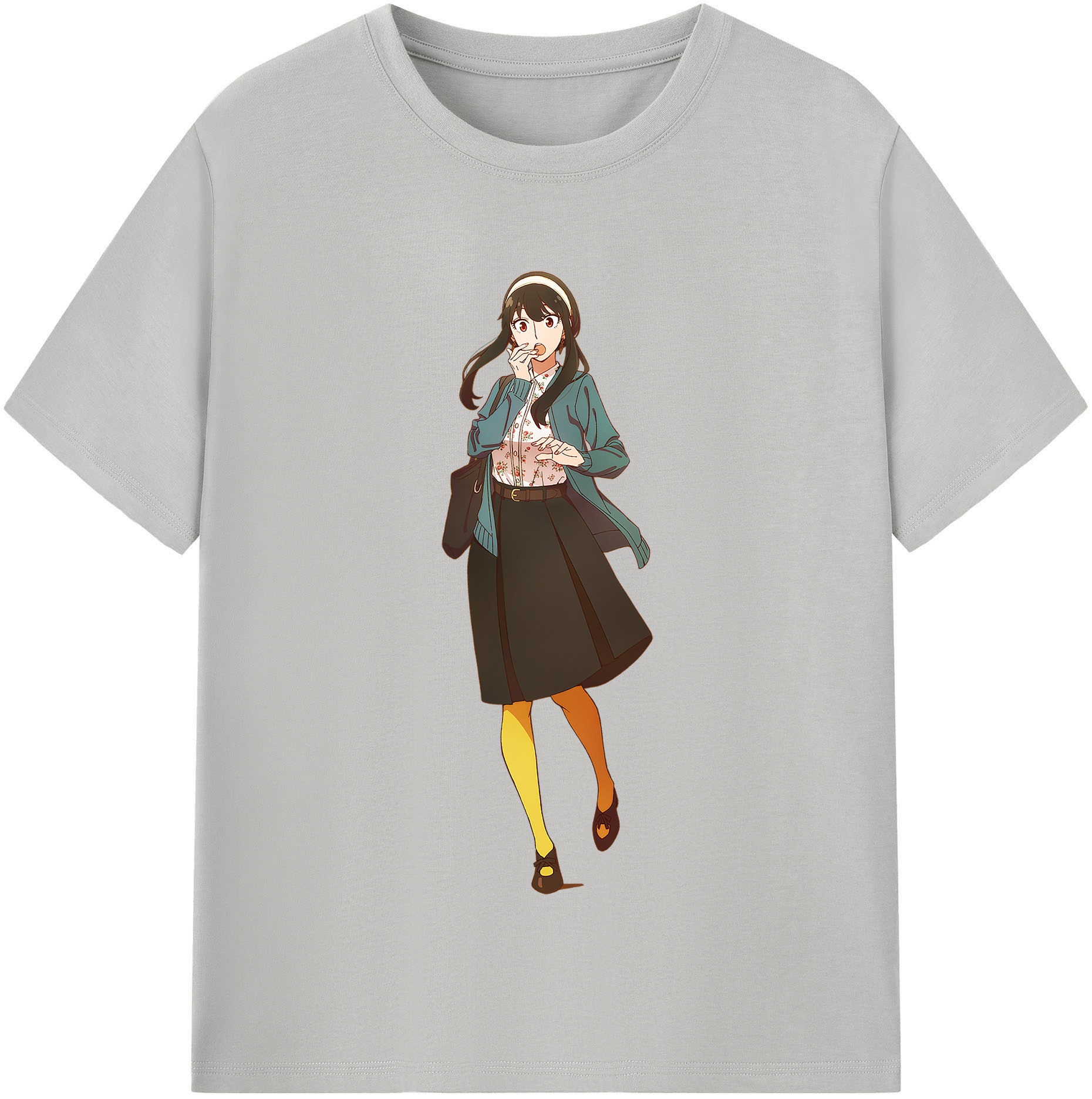 （画像用） SPY×FAMILY间谍家家酒 レディースカジュアルプリントTシャツ（綿100％）