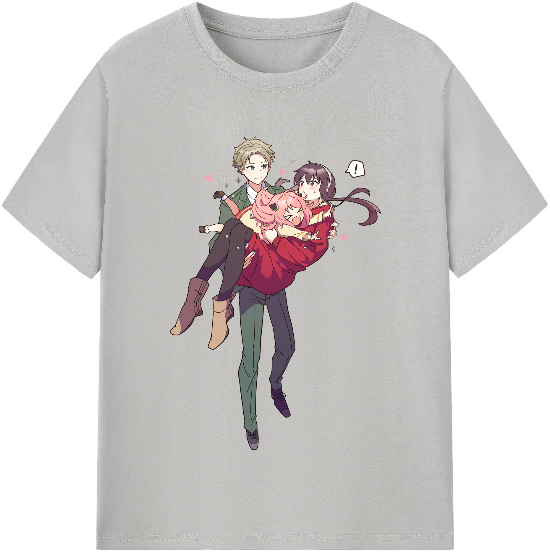 （画像用） SPY×FAMILY间谍家家酒 レディースカジュアルプリントTシャツ（綿100％）
