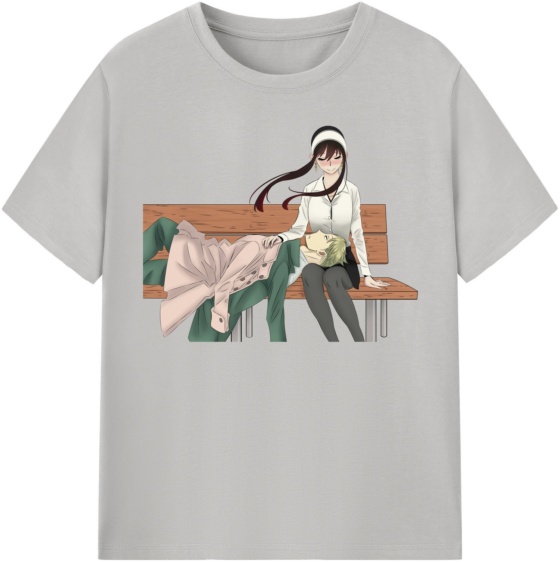 （画像用） SPY×FAMILY间谍家家酒 レディースカジュアルプリントTシャツ（綿100％）