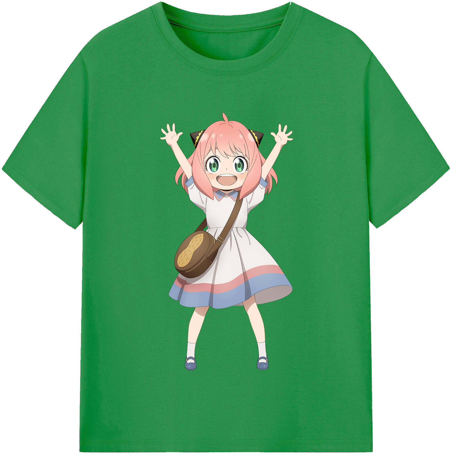 （画像用） SPY×FAMILY间谍家家酒 レディースカジュアルプリントTシャツ（綿100％）