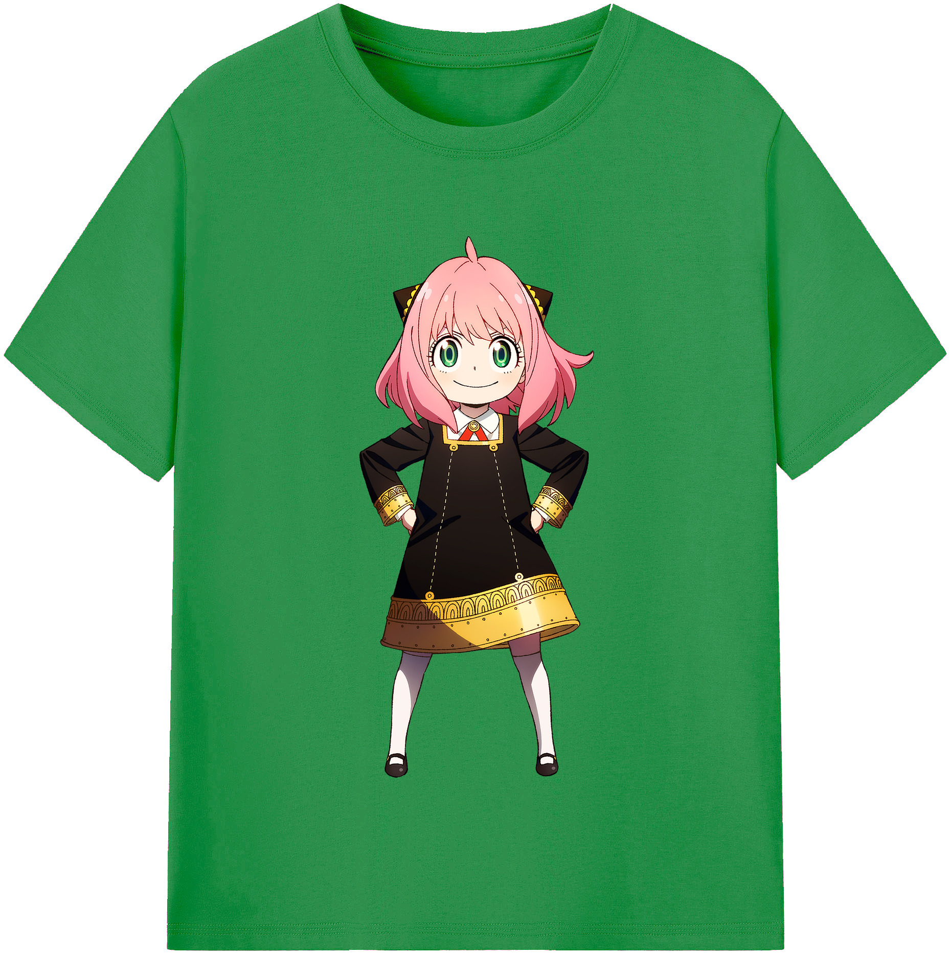 （画像用） SPY×FAMILY间谍家家酒 レディースカジュアルプリントTシャツ（綿100％）