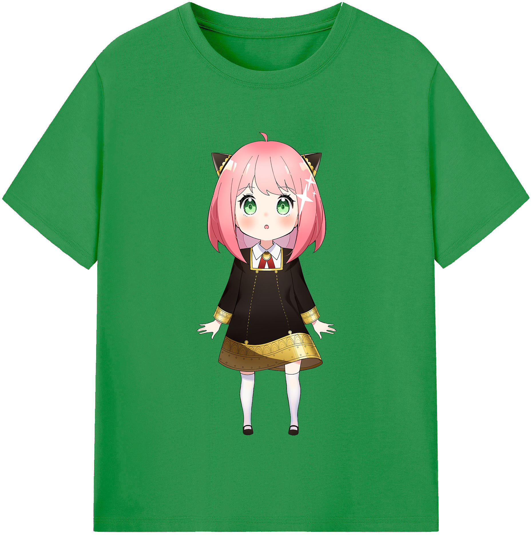 （画像用） SPY×FAMILY间谍家家酒 レディースカジュアルプリントTシャツ（綿100％）