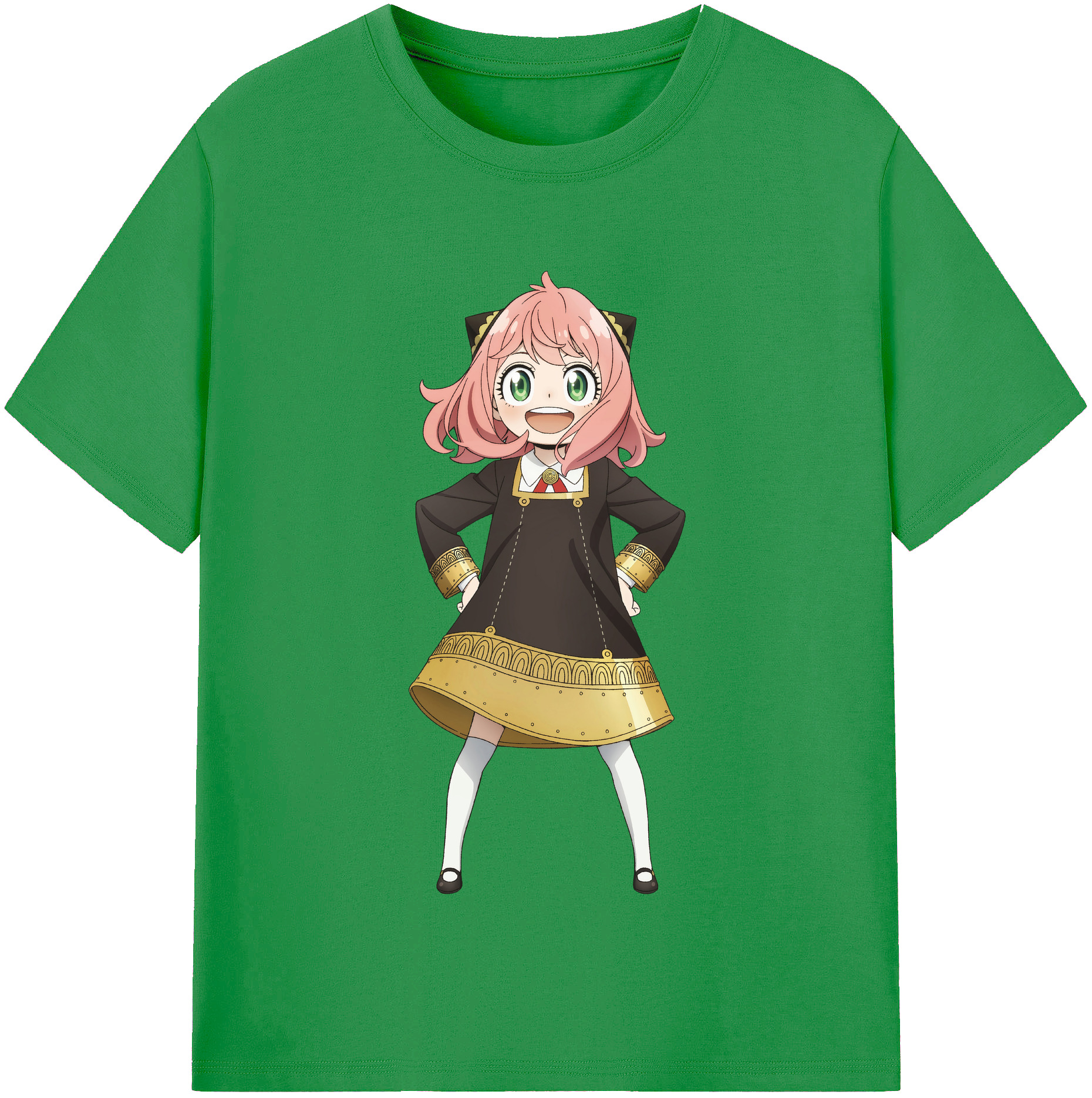 （画像用） SPY×FAMILY间谍家家酒 レディースカジュアルプリントTシャツ（綿100％）