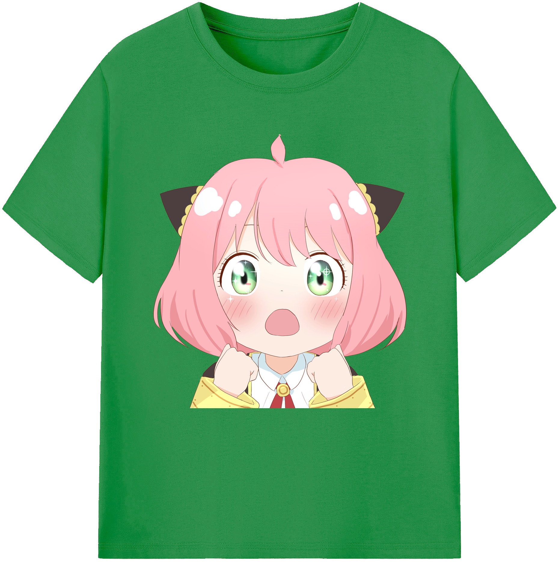（画像用） SPY×FAMILY间谍家家酒 レディースカジュアルプリントTシャツ（綿100％）
