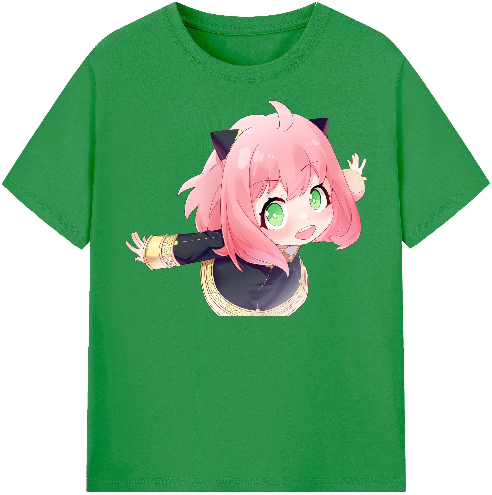 （画像用） SPY×FAMILY间谍家家酒 レディースカジュアルプリントTシャツ（綿100％）