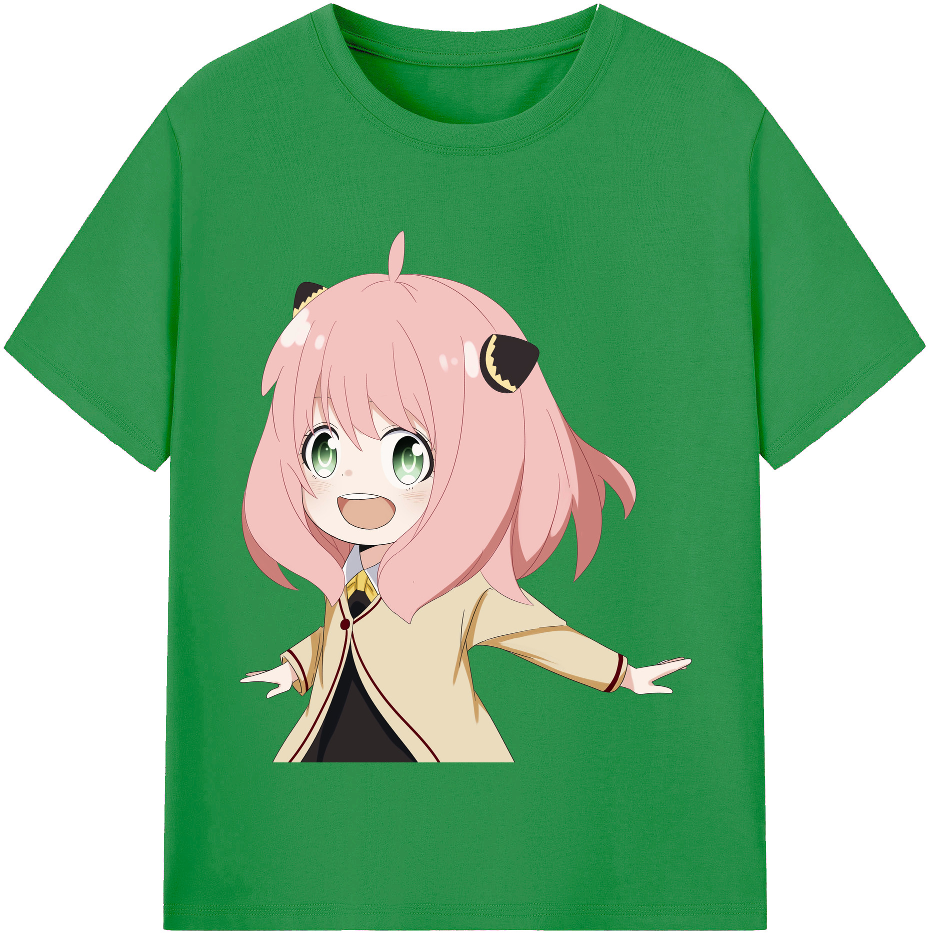（画像用） SPY×FAMILY间谍家家酒 レディースカジュアルプリントTシャツ（綿100％）