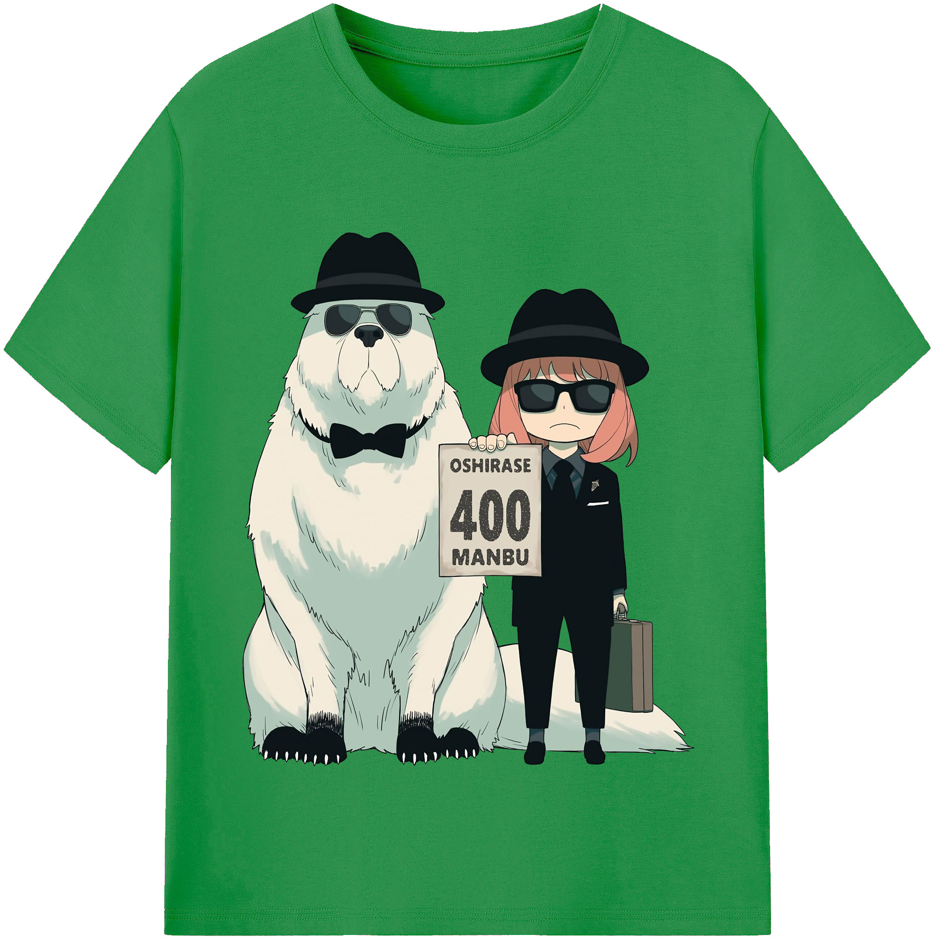 （画像用） SPY×FAMILY间谍家家酒 レディースカジュアルプリントTシャツ（綿100％）