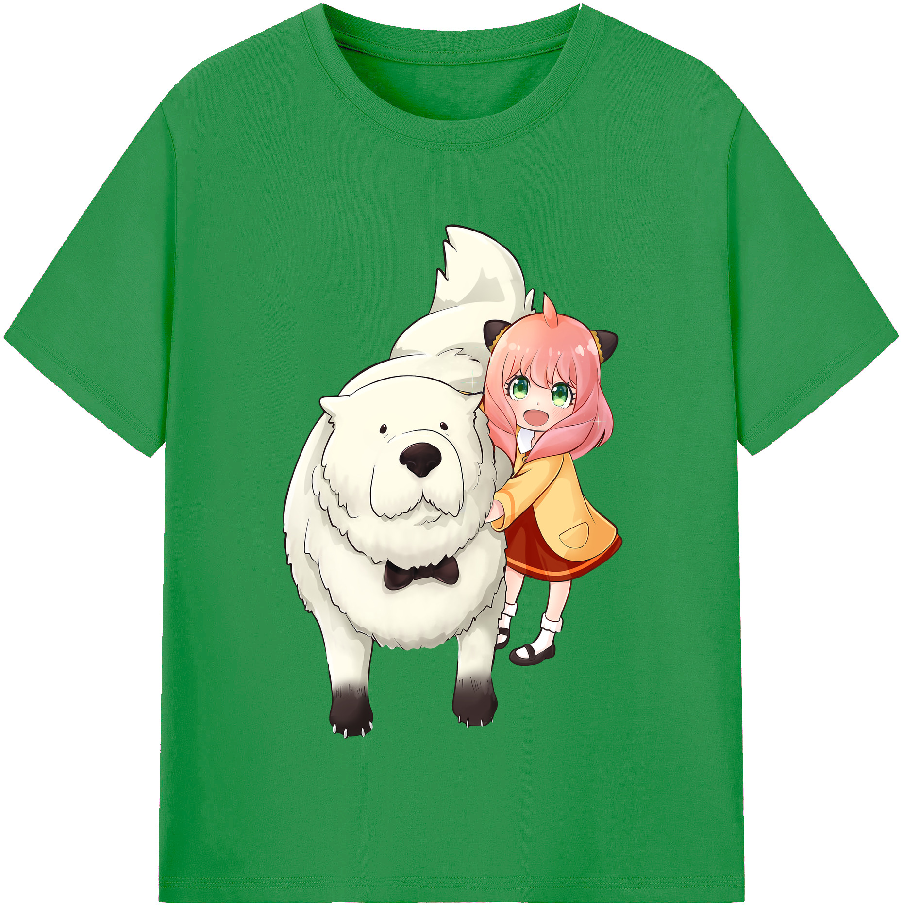 （画像用） SPY×FAMILY间谍家家酒 レディースカジュアルプリントTシャツ（綿100％）