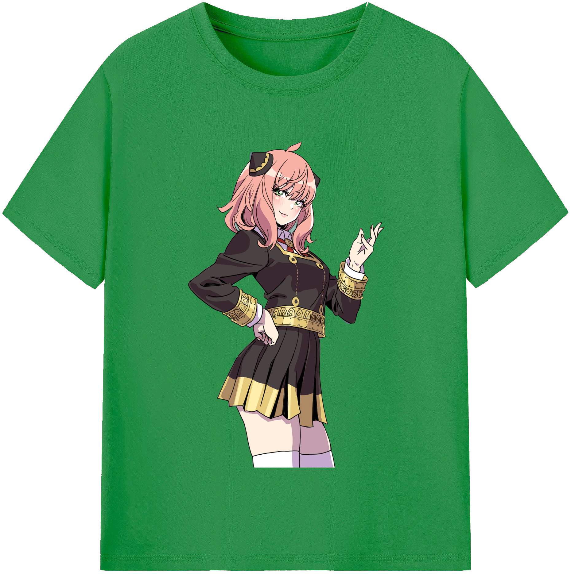 （画像用） SPY×FAMILY间谍家家酒 レディースカジュアルプリントTシャツ（綿100％）