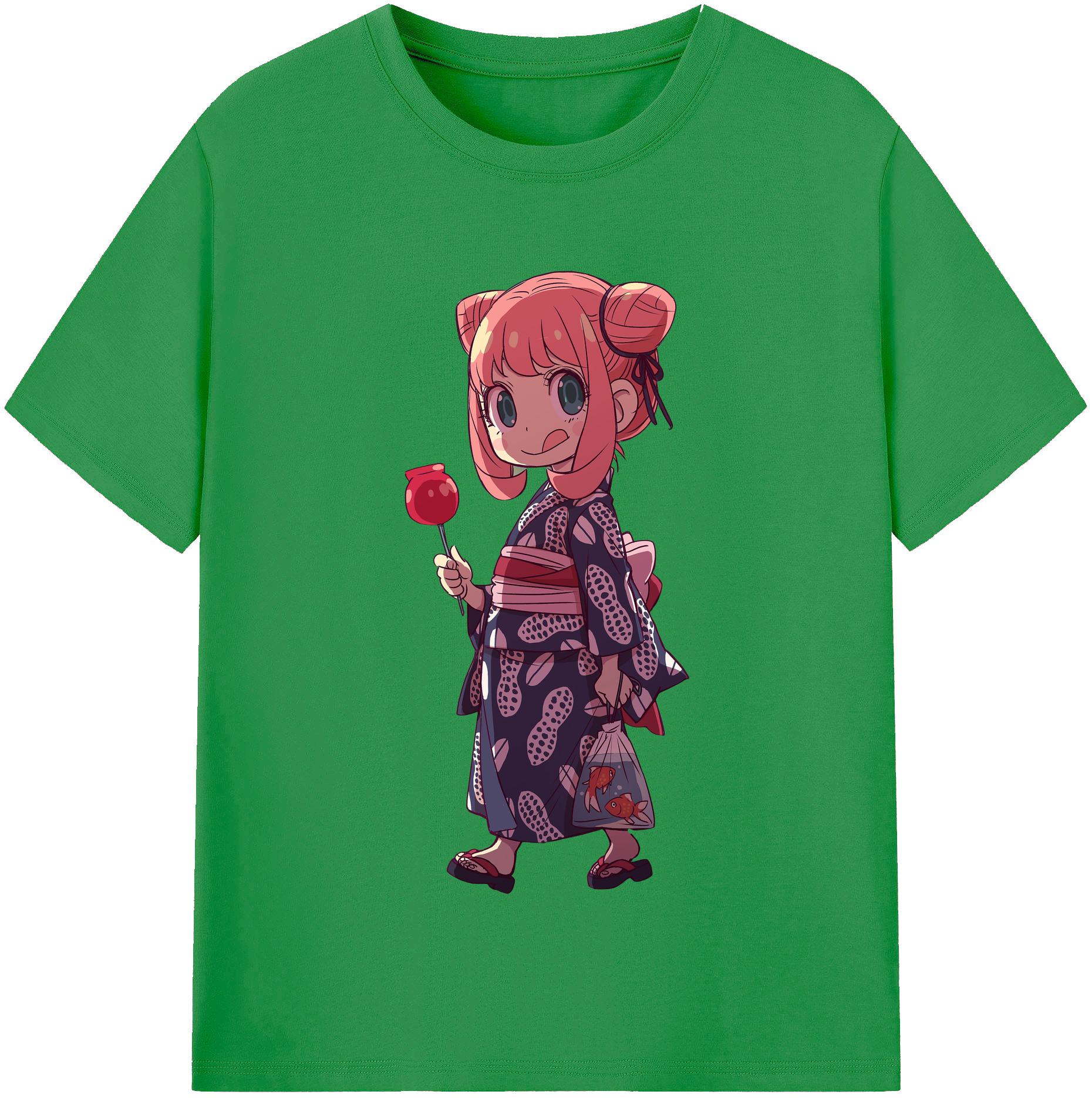 （画像用） SPY×FAMILY间谍家家酒 レディースカジュアルプリントTシャツ（綿100％）