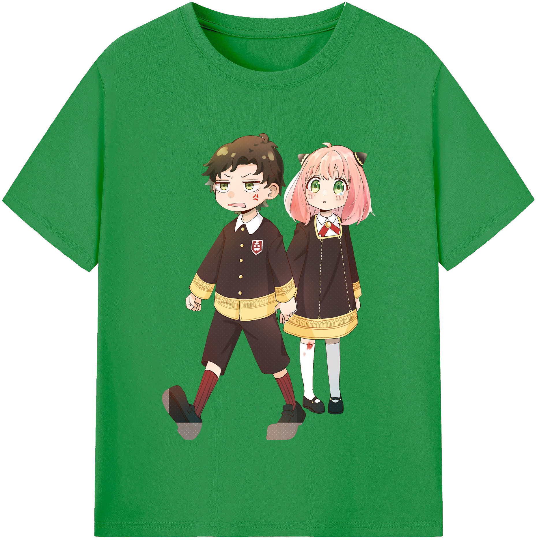 （画像用） SPY×FAMILY间谍家家酒 レディースカジュアルプリントTシャツ（綿100％）