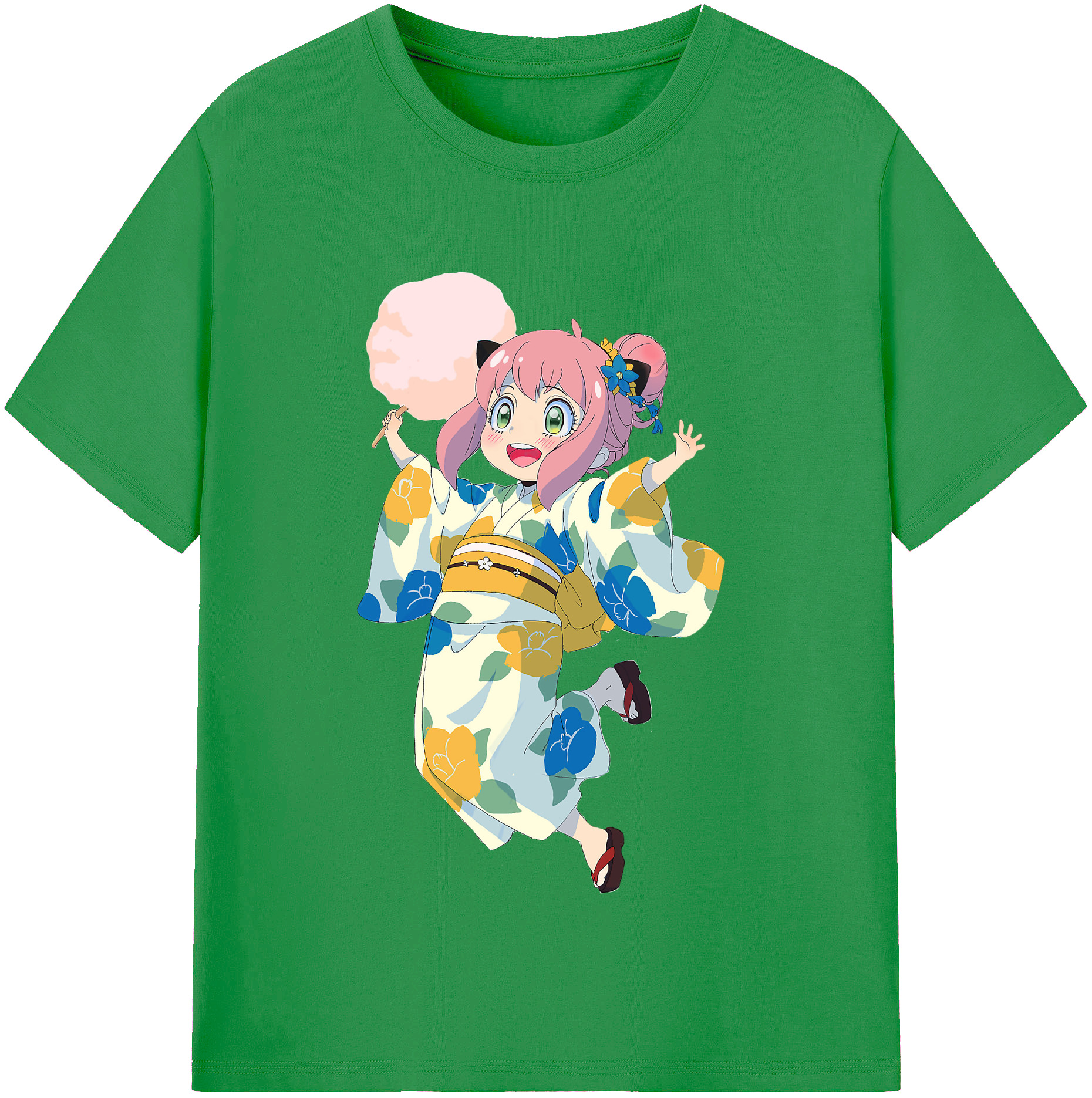 （画像用） SPY×FAMILY间谍家家酒 レディースカジュアルプリントTシャツ（綿100％）