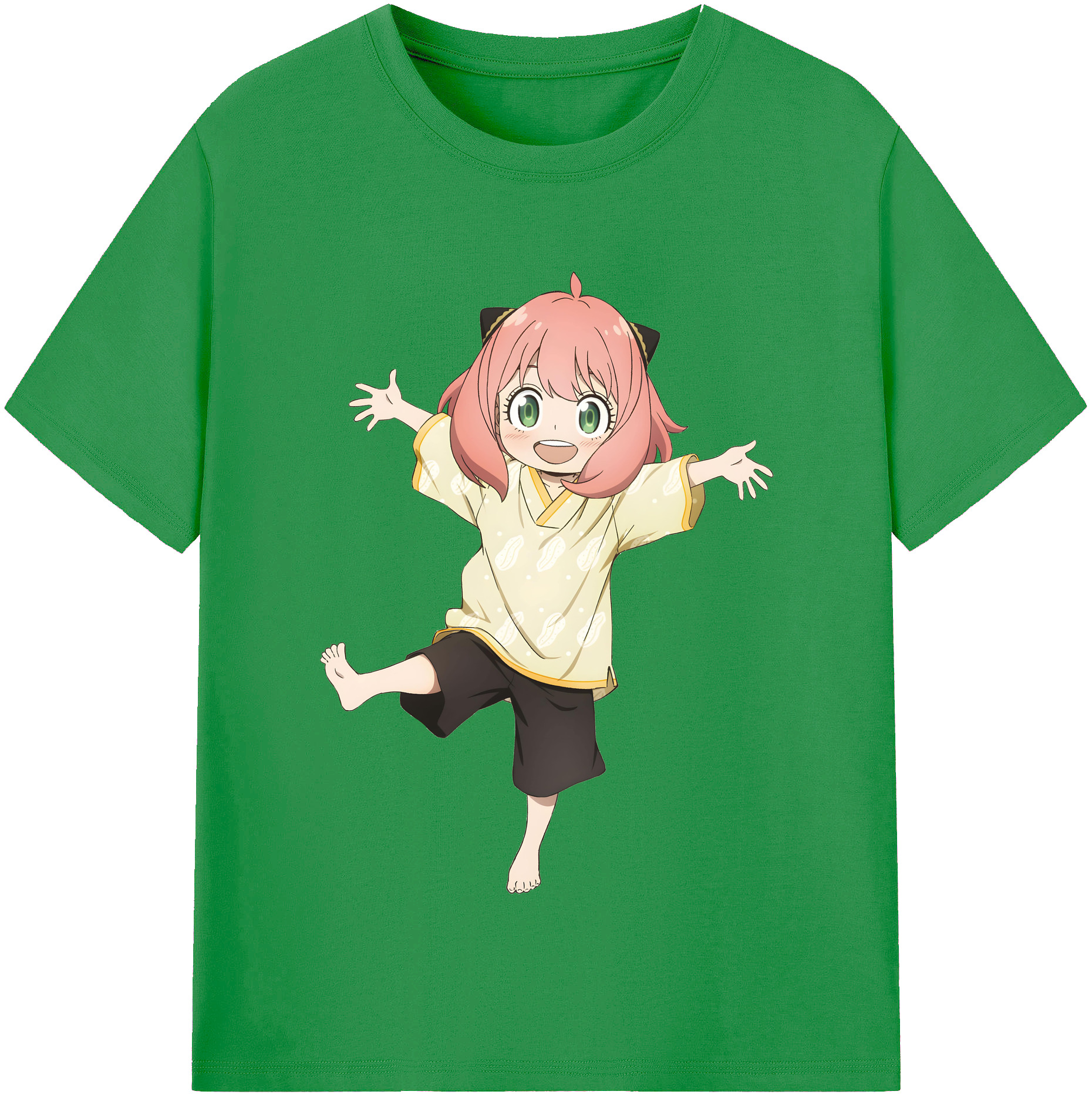 （画像用） SPY×FAMILY间谍家家酒 レディースカジュアルプリントTシャツ（綿100％）
