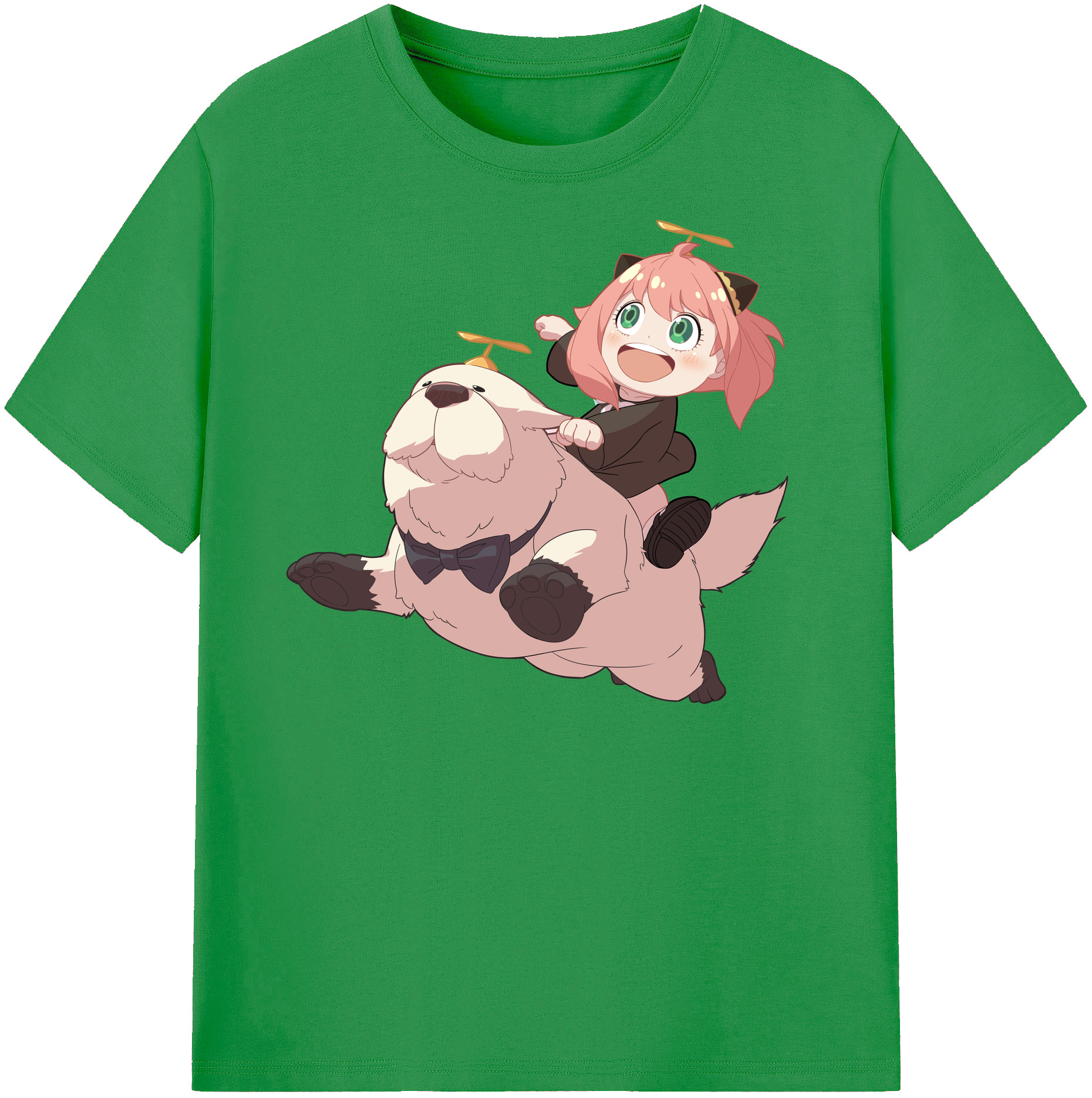 （画像用） SPY×FAMILY间谍家家酒 レディースカジュアルプリントTシャツ（綿100％）