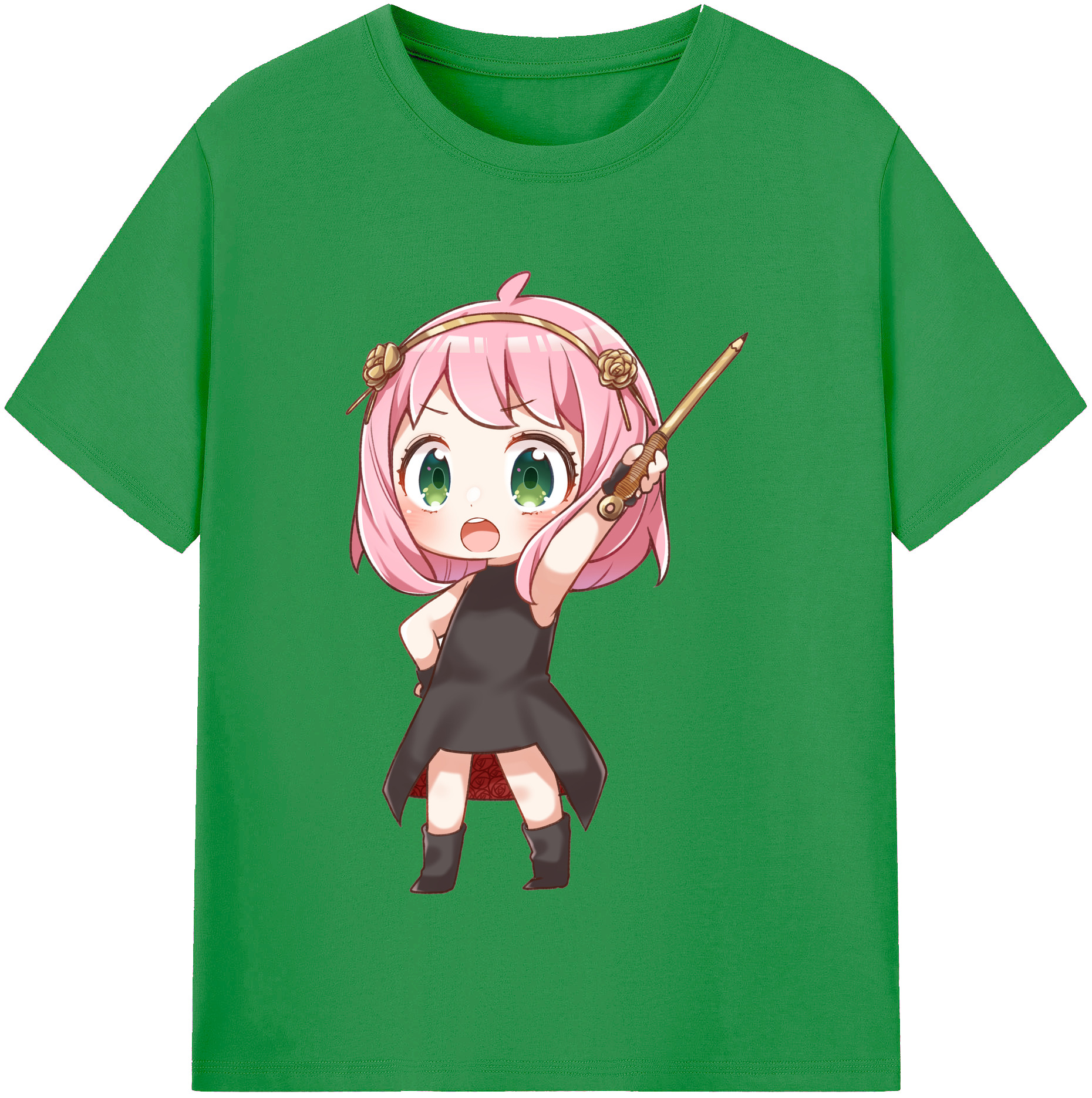 （画像用） SPY×FAMILY间谍家家酒 レディースカジュアルプリントTシャツ（綿100％）