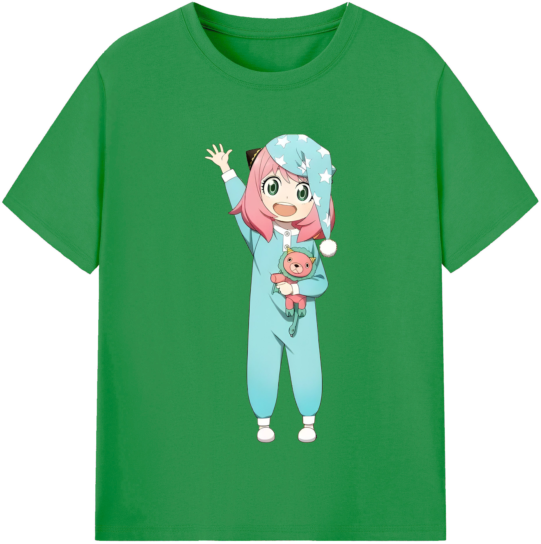 （画像用） SPY×FAMILY间谍家家酒 レディースカジュアルプリントTシャツ（綿100％）