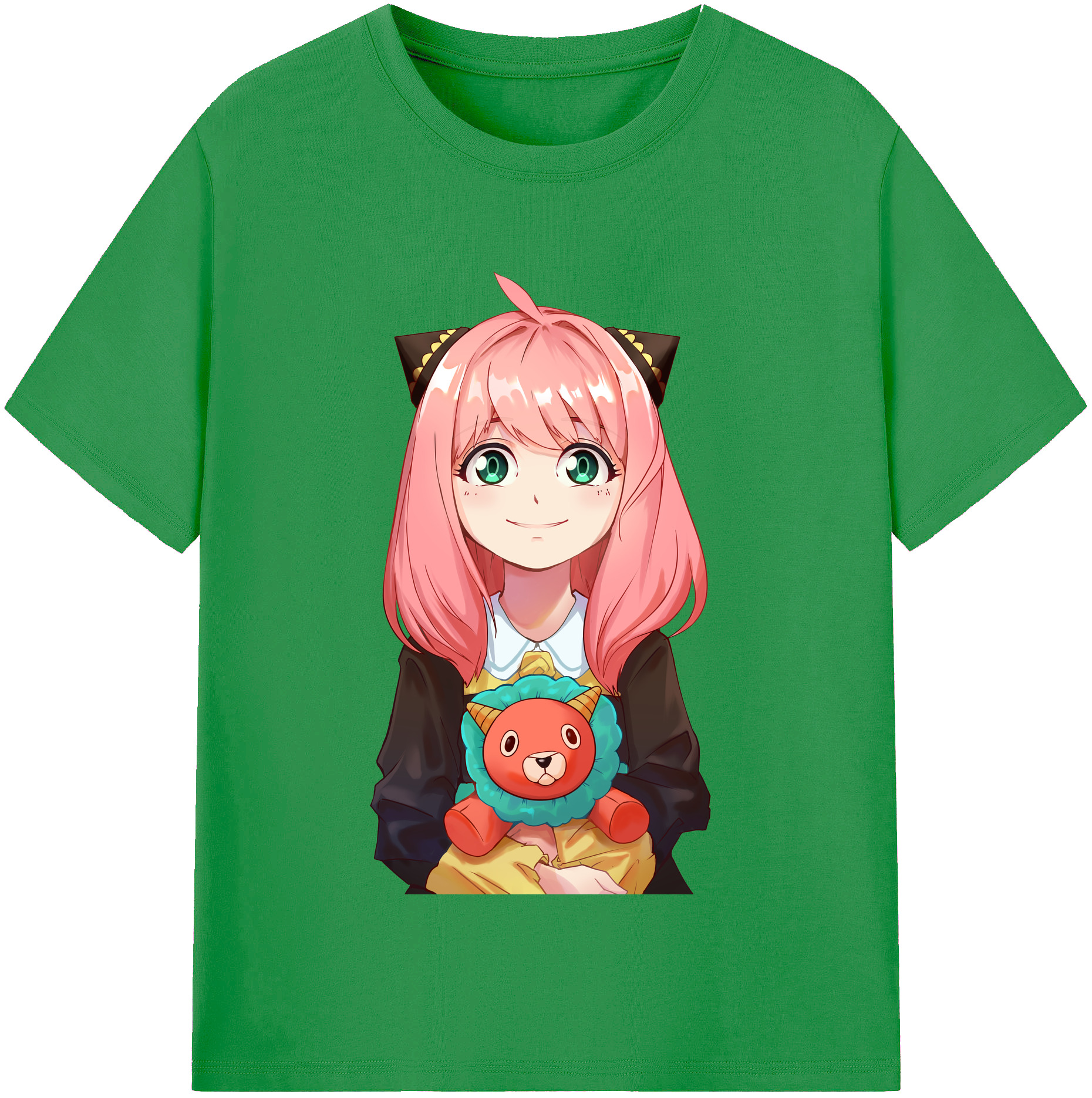 （画像用） SPY×FAMILY间谍家家酒 レディースカジュアルプリントTシャツ（綿100％）