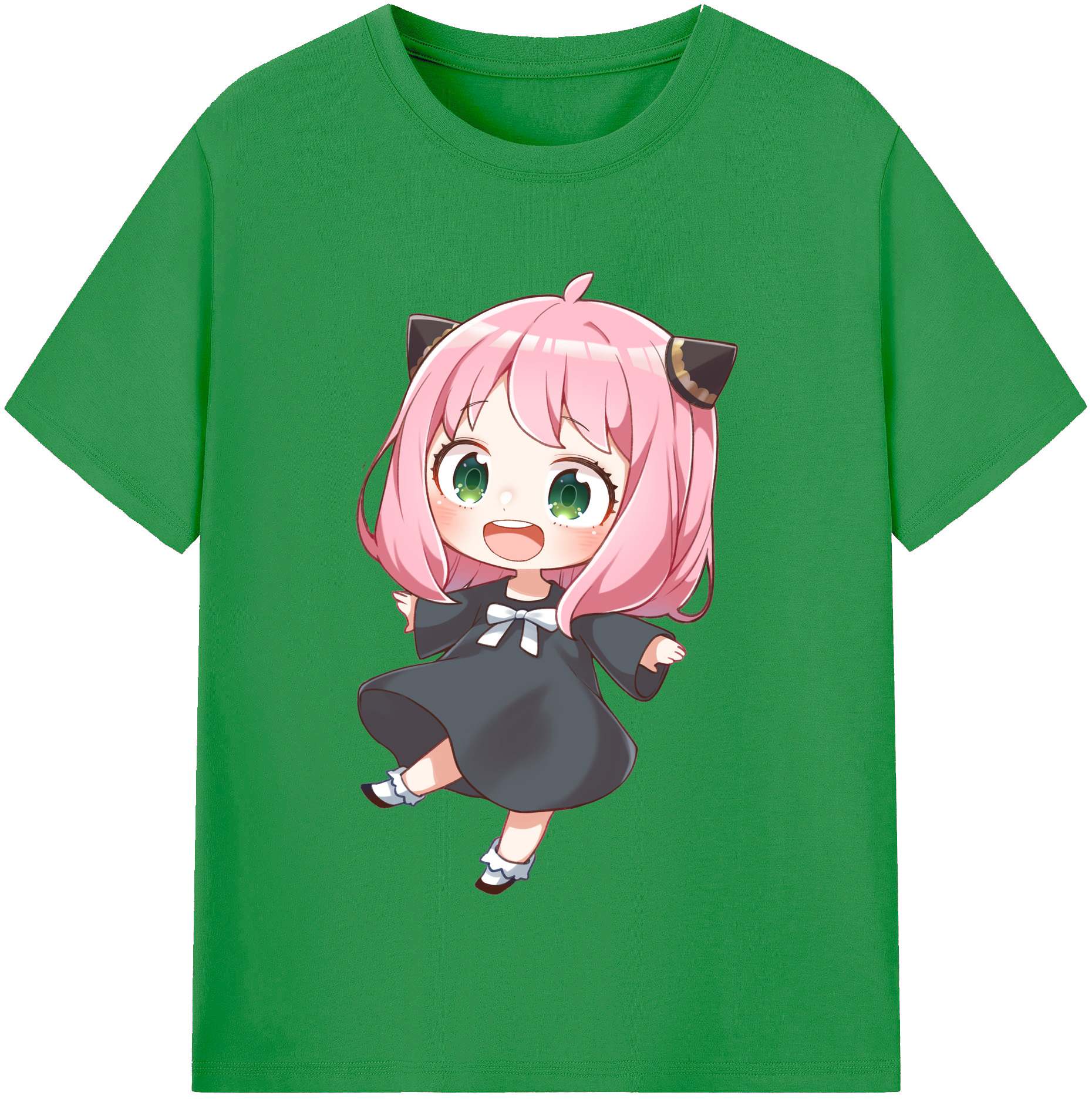 （画像用） SPY×FAMILY间谍家家酒 レディースカジュアルプリントTシャツ（綿100％）
