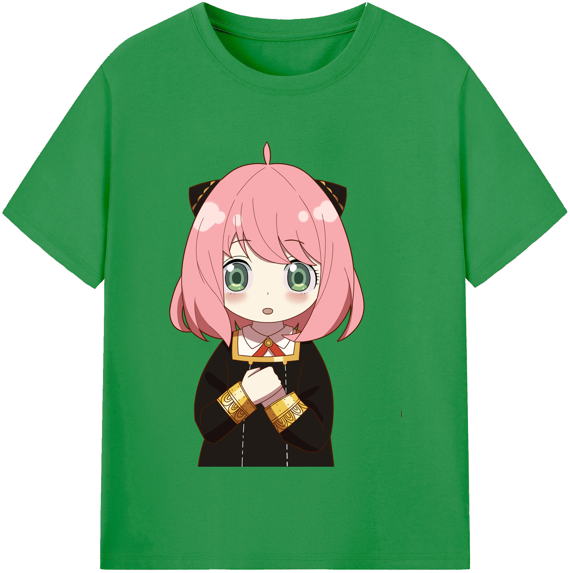（画像用） SPY×FAMILY间谍家家酒 レディースカジュアルプリントTシャツ（綿100％）