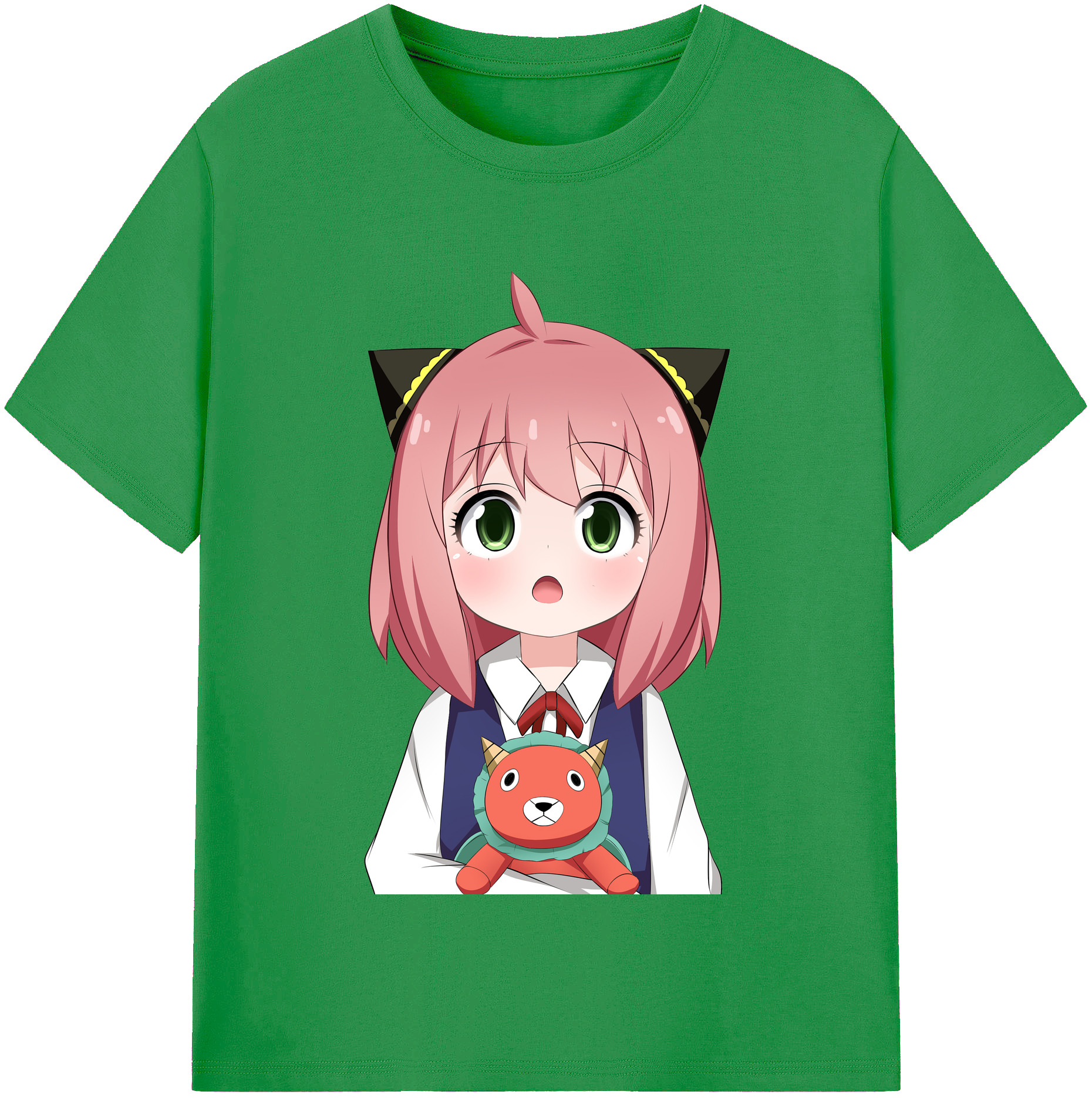 （画像用） SPY×FAMILY间谍家家酒 レディースカジュアルプリントTシャツ（綿100％）