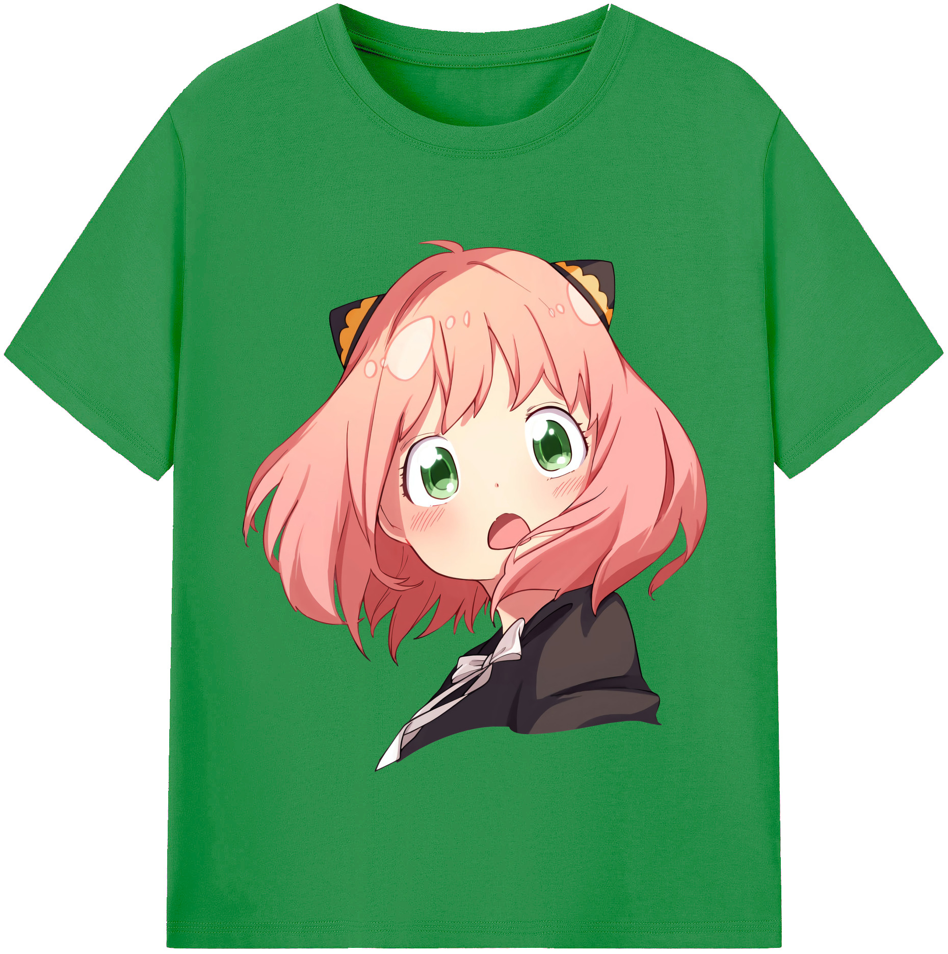 （画像用） SPY×FAMILY间谍家家酒 レディースカジュアルプリントTシャツ（綿100％）