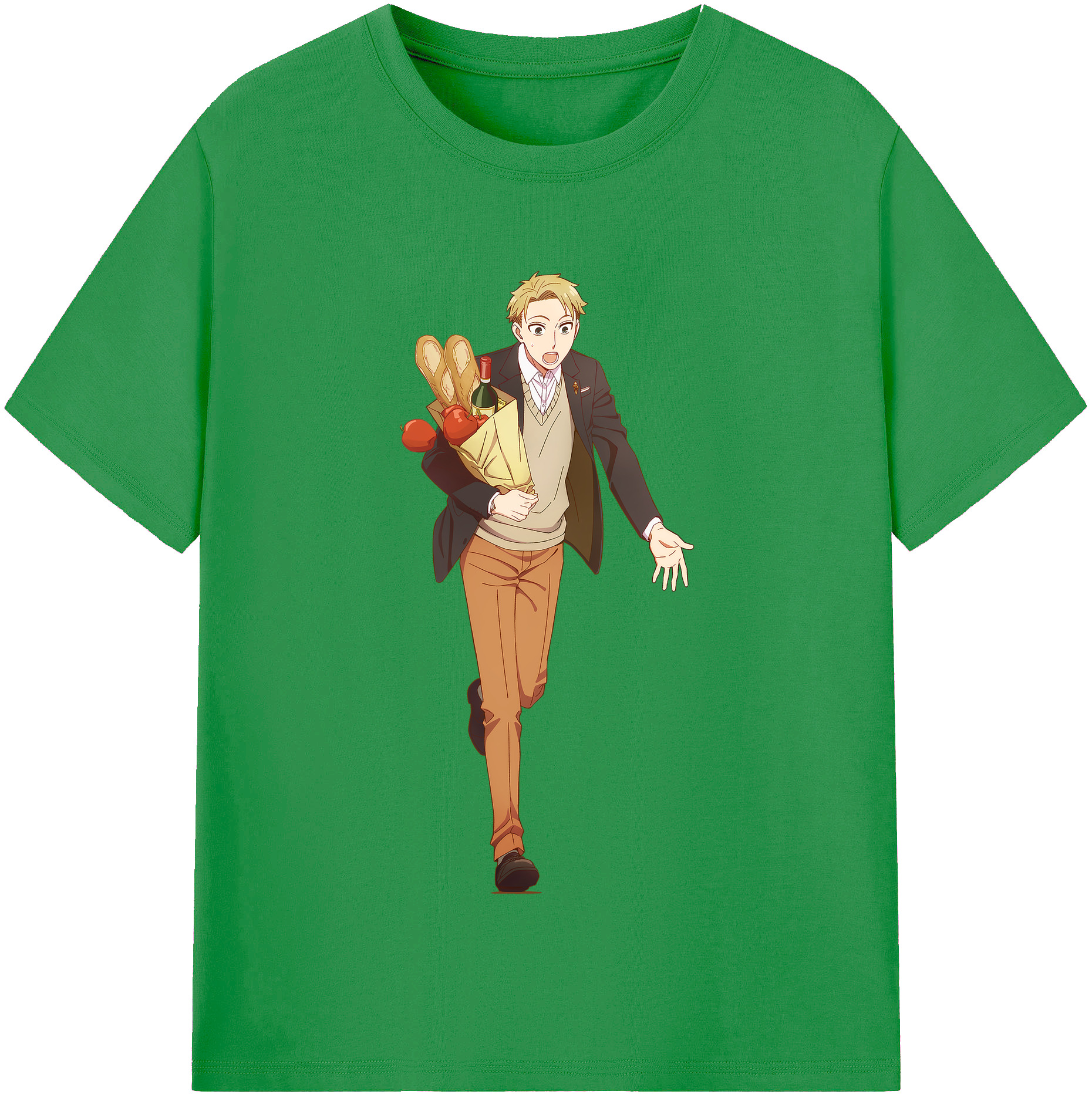 （画像用） SPY×FAMILY间谍家家酒 レディースカジュアルプリントTシャツ（綿100％）