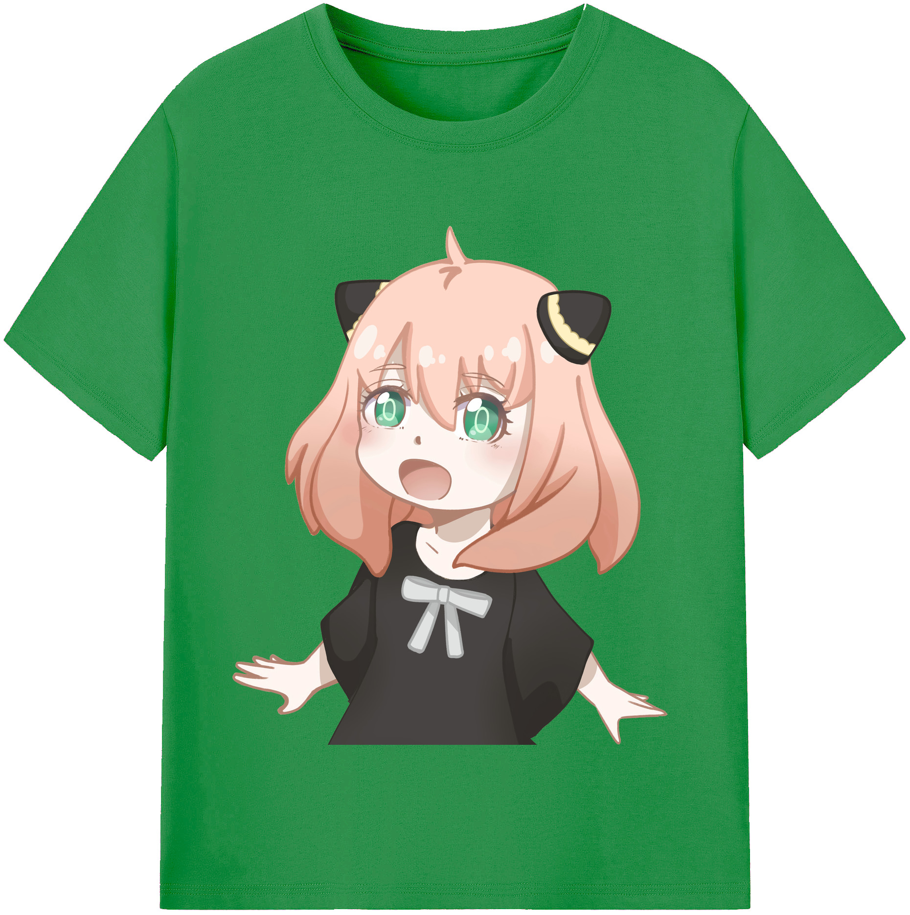 （画像用） SPY×FAMILY间谍家家酒 レディースカジュアルプリントTシャツ（綿100％）