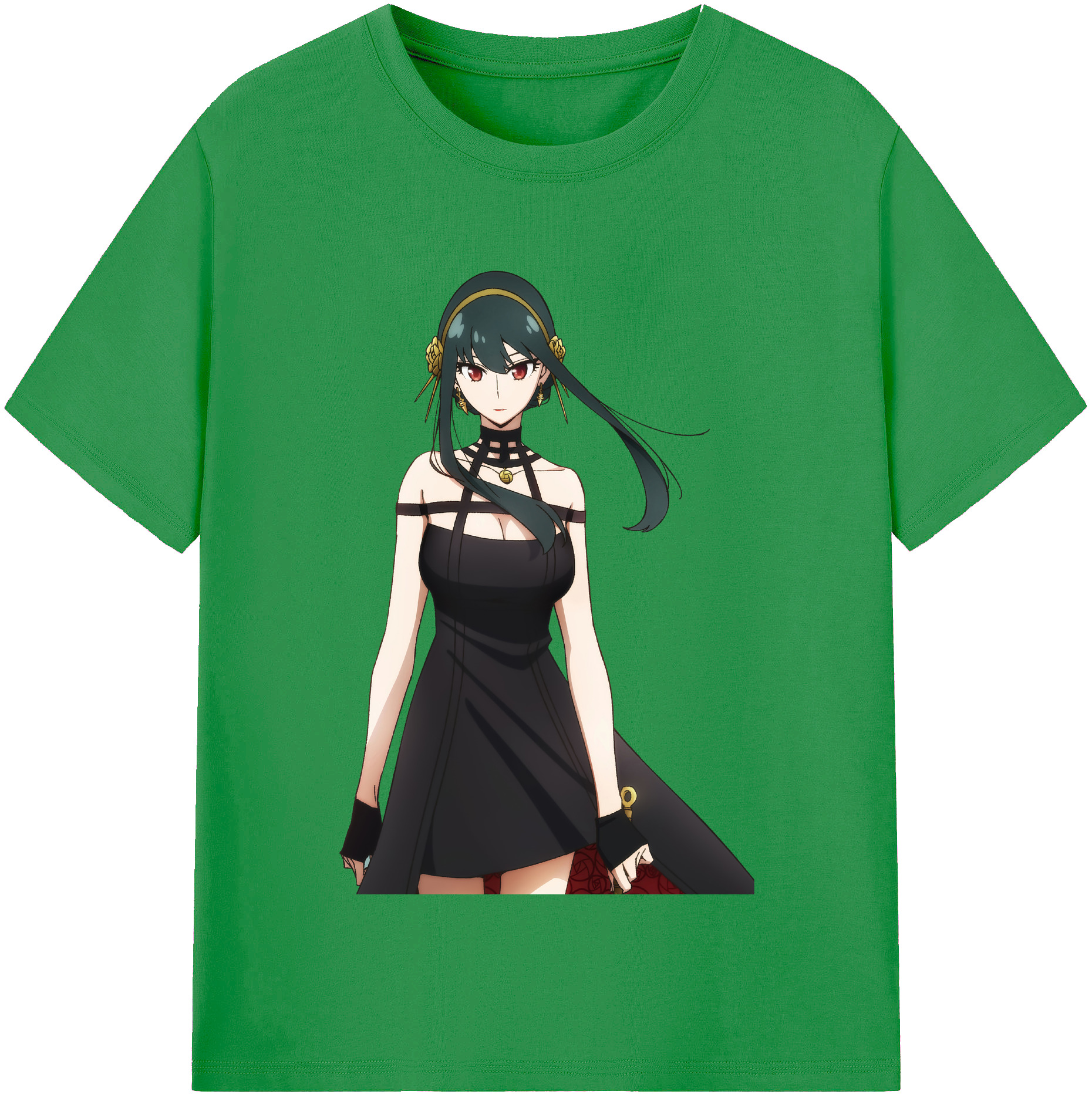 （画像用） SPY×FAMILY间谍家家酒 レディースカジュアルプリントTシャツ（綿100％）
