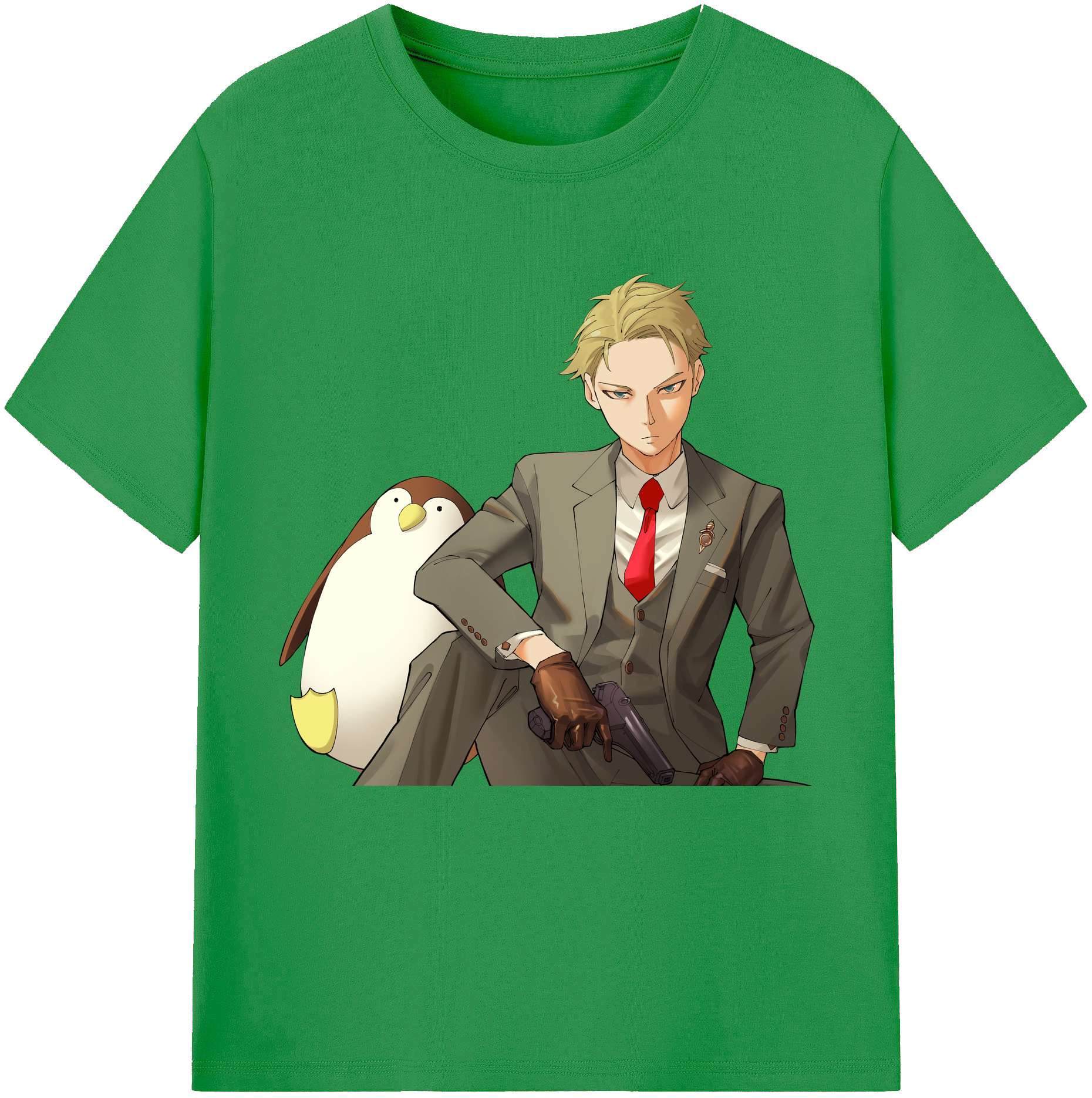 （画像用） SPY×FAMILY间谍家家酒 レディースカジュアルプリントTシャツ（綿100％）