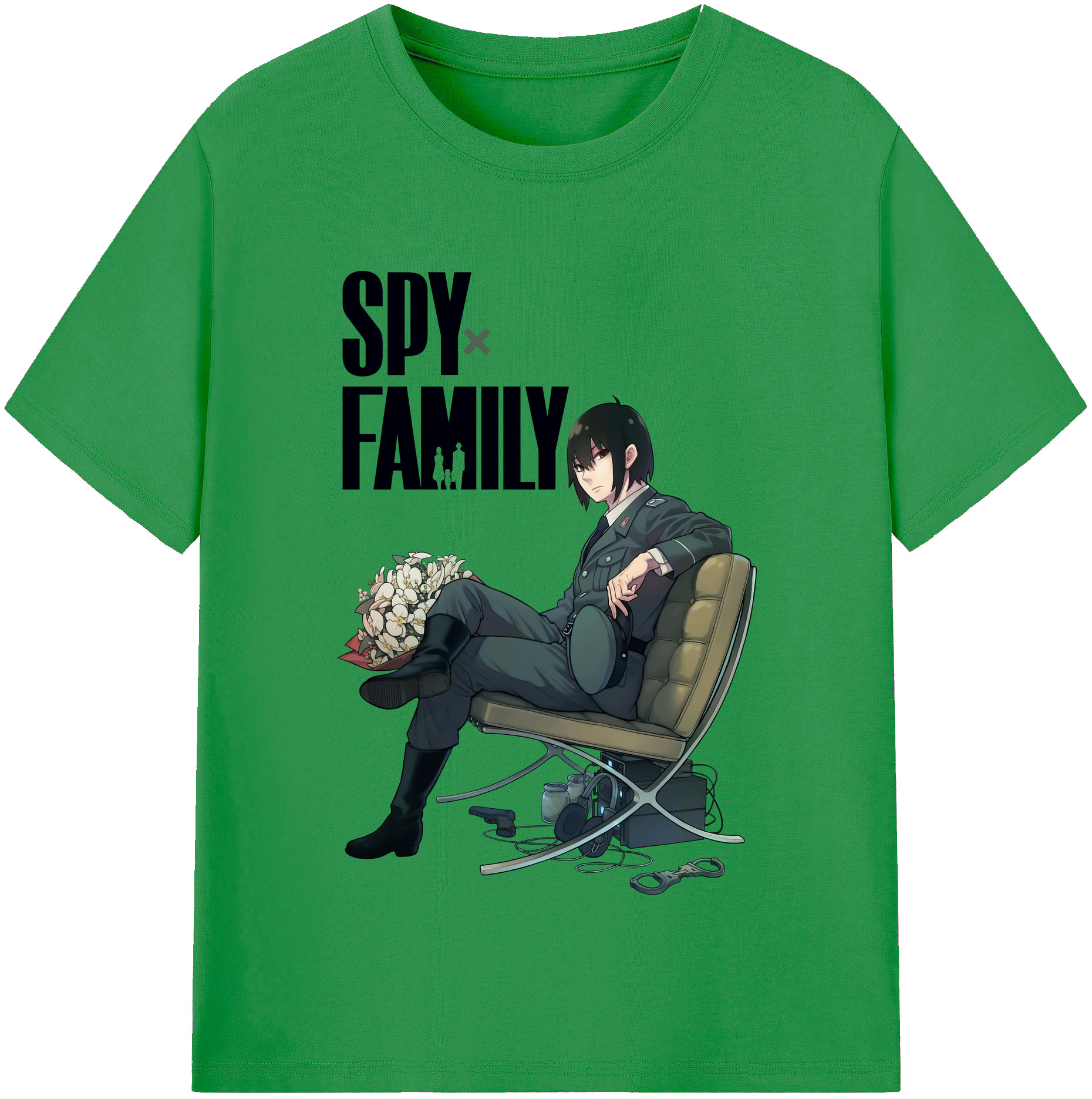 （画像用） SPY×FAMILY间谍家家酒 レディースカジュアルプリントTシャツ（綿100％）