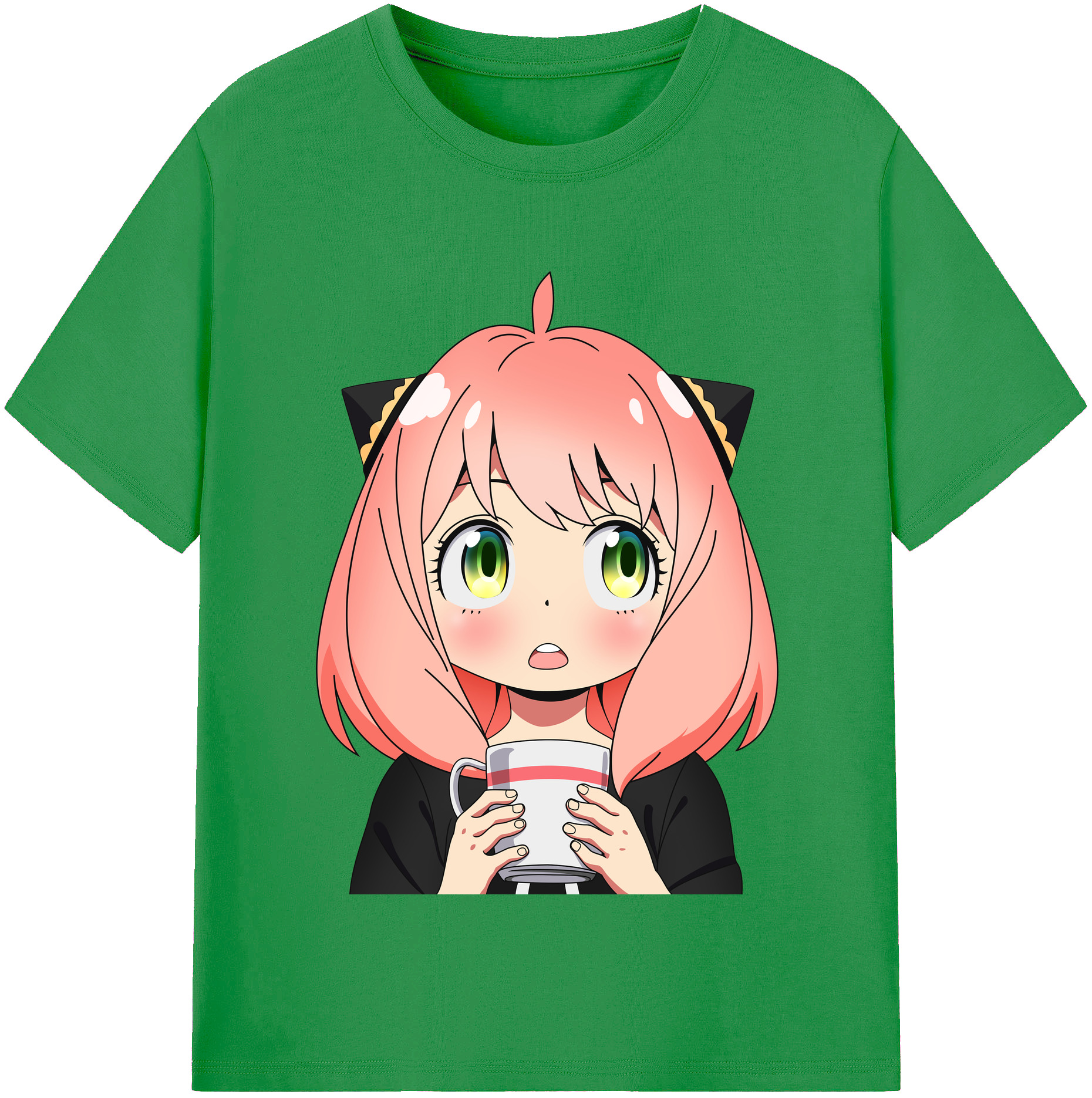 （画像用） SPY×FAMILY间谍家家酒 レディースカジュアルプリントTシャツ（綿100％）