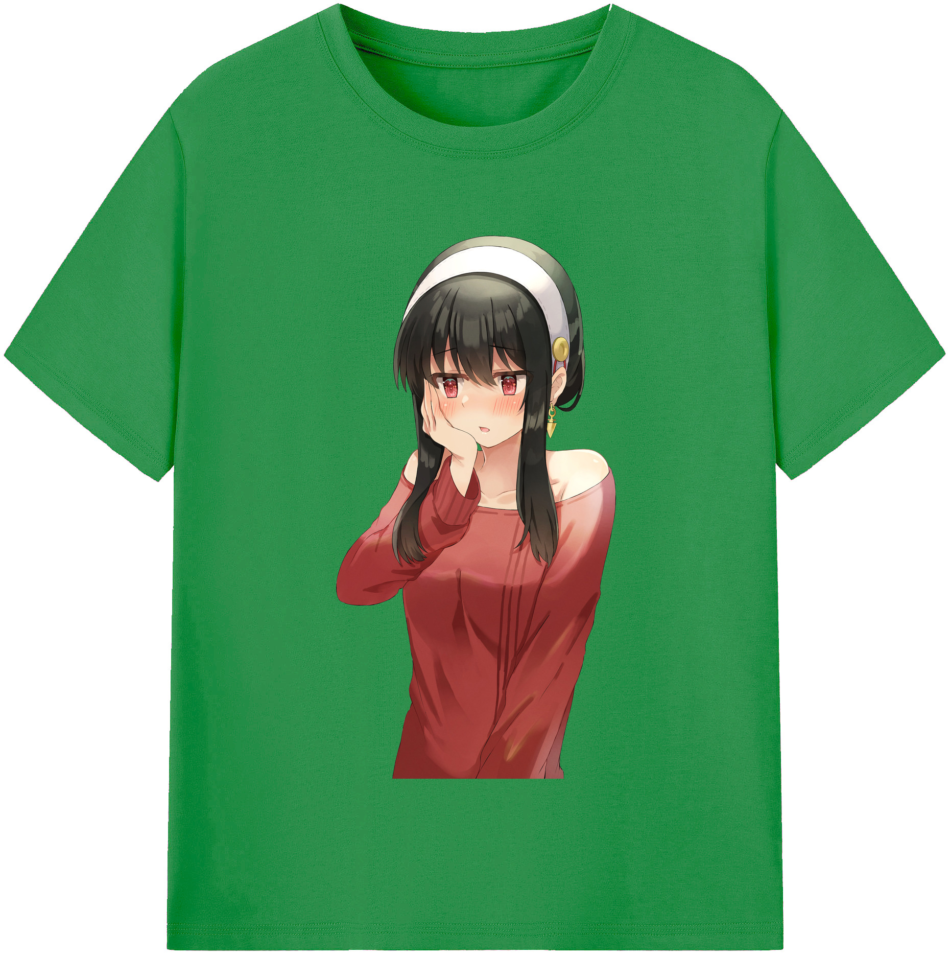 （画像用） SPY×FAMILY间谍家家酒 レディースカジュアルプリントTシャツ（綿100％）