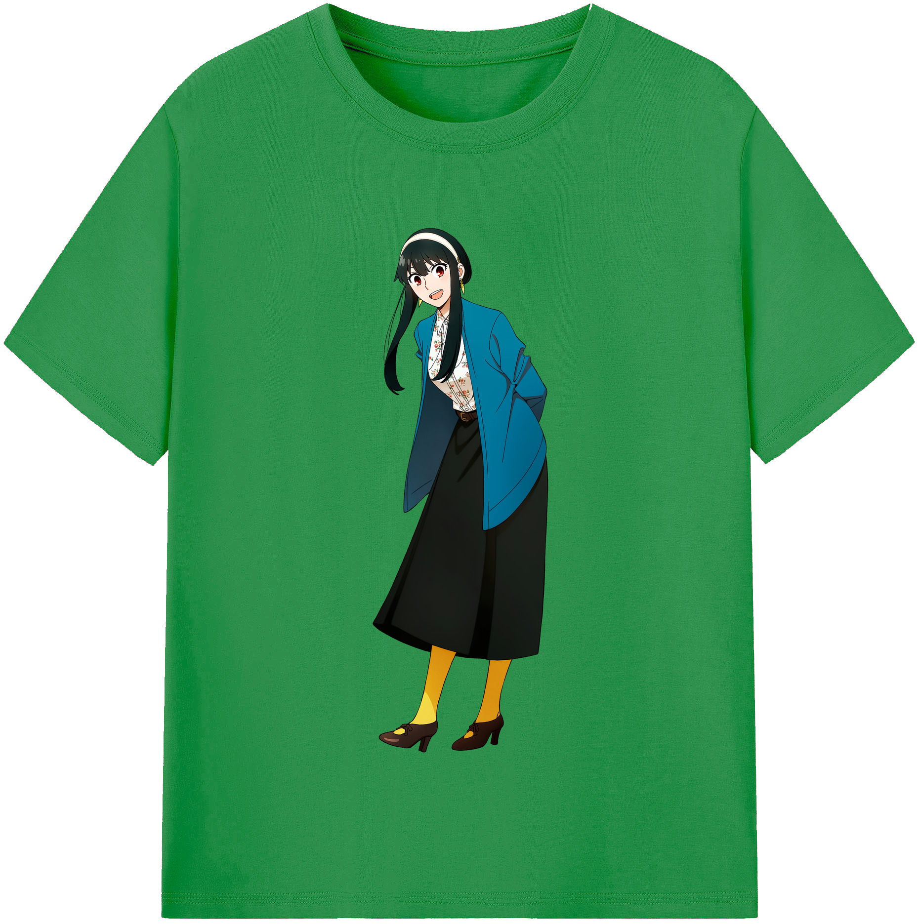 （画像用） SPY×FAMILY间谍家家酒 レディースカジュアルプリントTシャツ（綿100％）