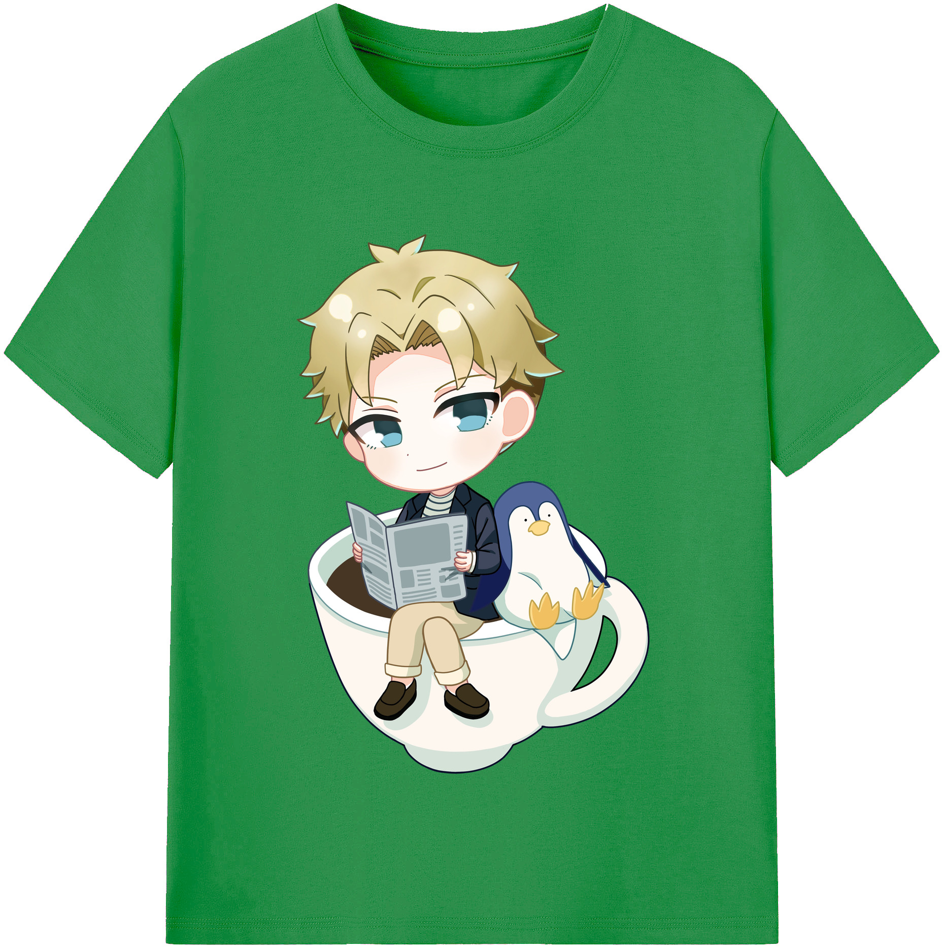 （画像用） SPY×FAMILY间谍家家酒 レディースカジュアルプリントTシャツ（綿100％）