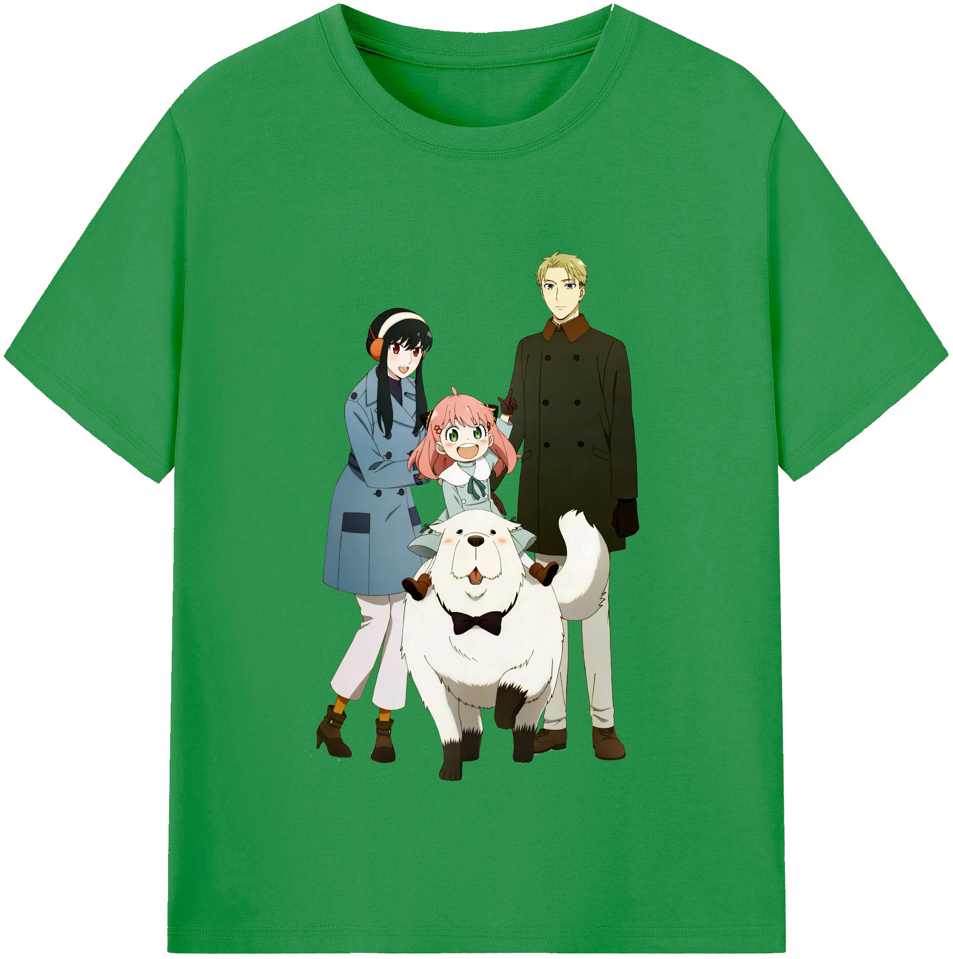（画像用） SPY×FAMILY间谍家家酒 レディースカジュアルプリントTシャツ（綿100％）
