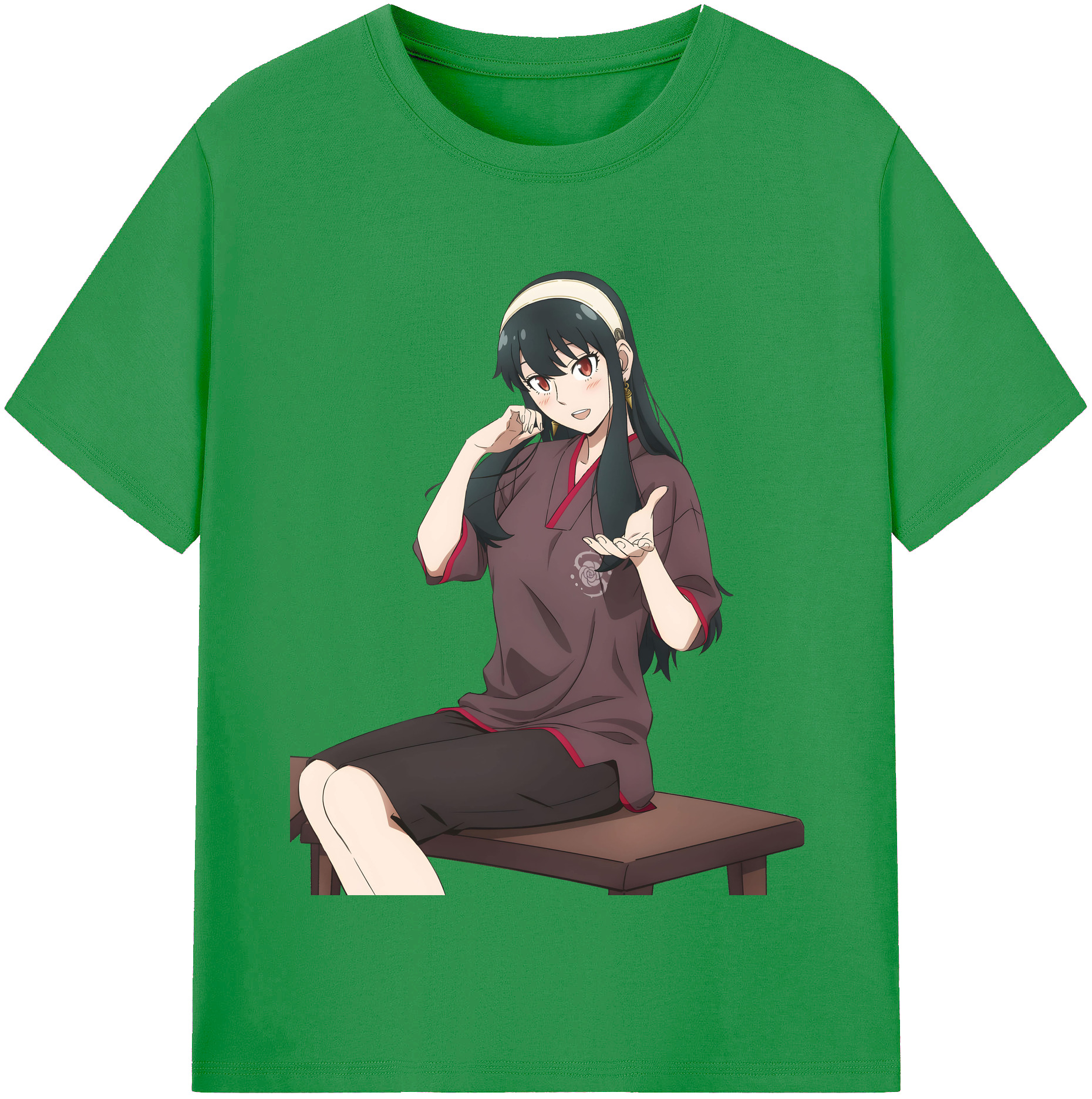 （画像用） SPY×FAMILY间谍家家酒 レディースカジュアルプリントTシャツ（綿100％）