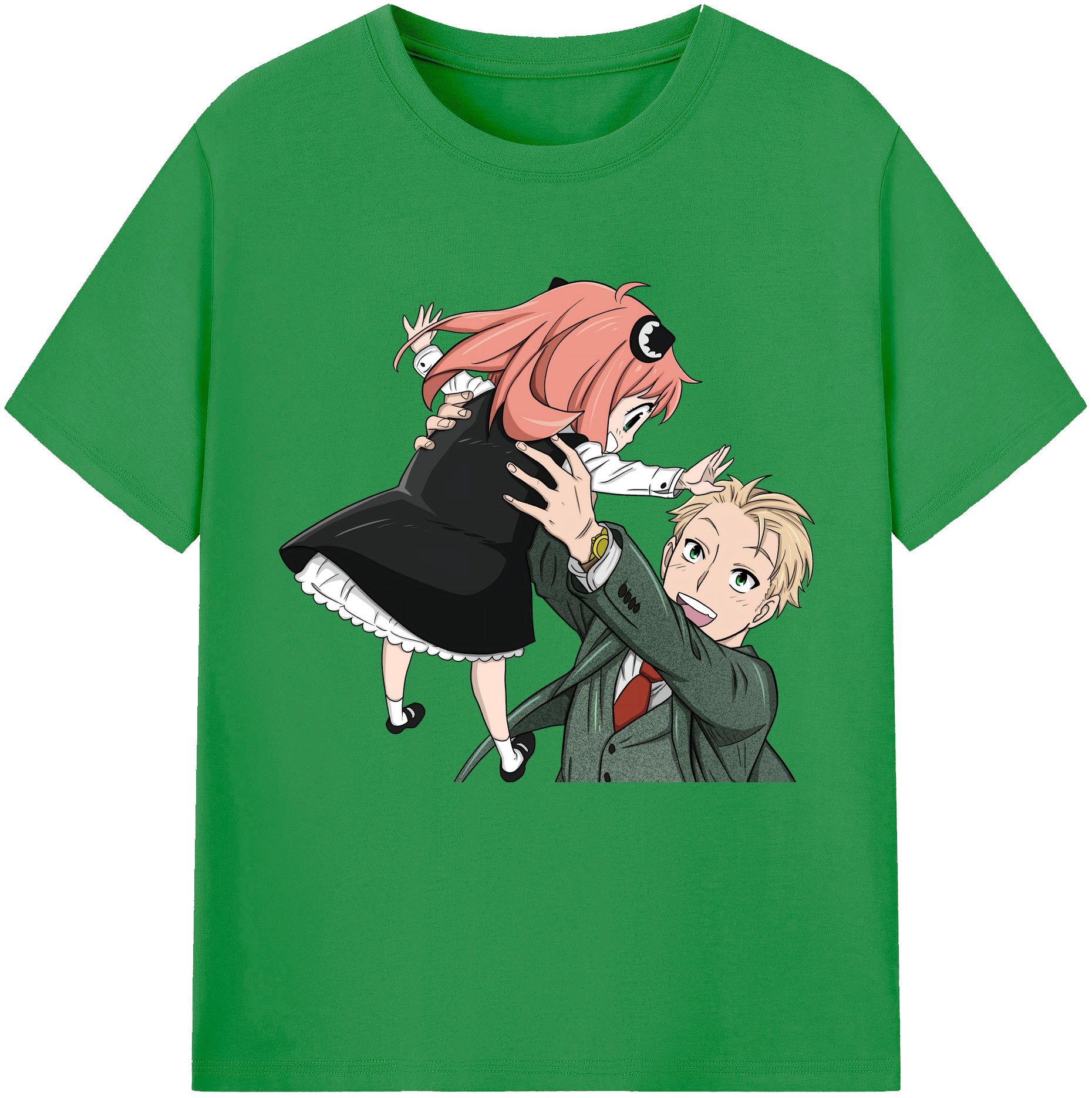 （画像用） SPY×FAMILY间谍家家酒 レディースカジュアルプリントTシャツ（綿100％）