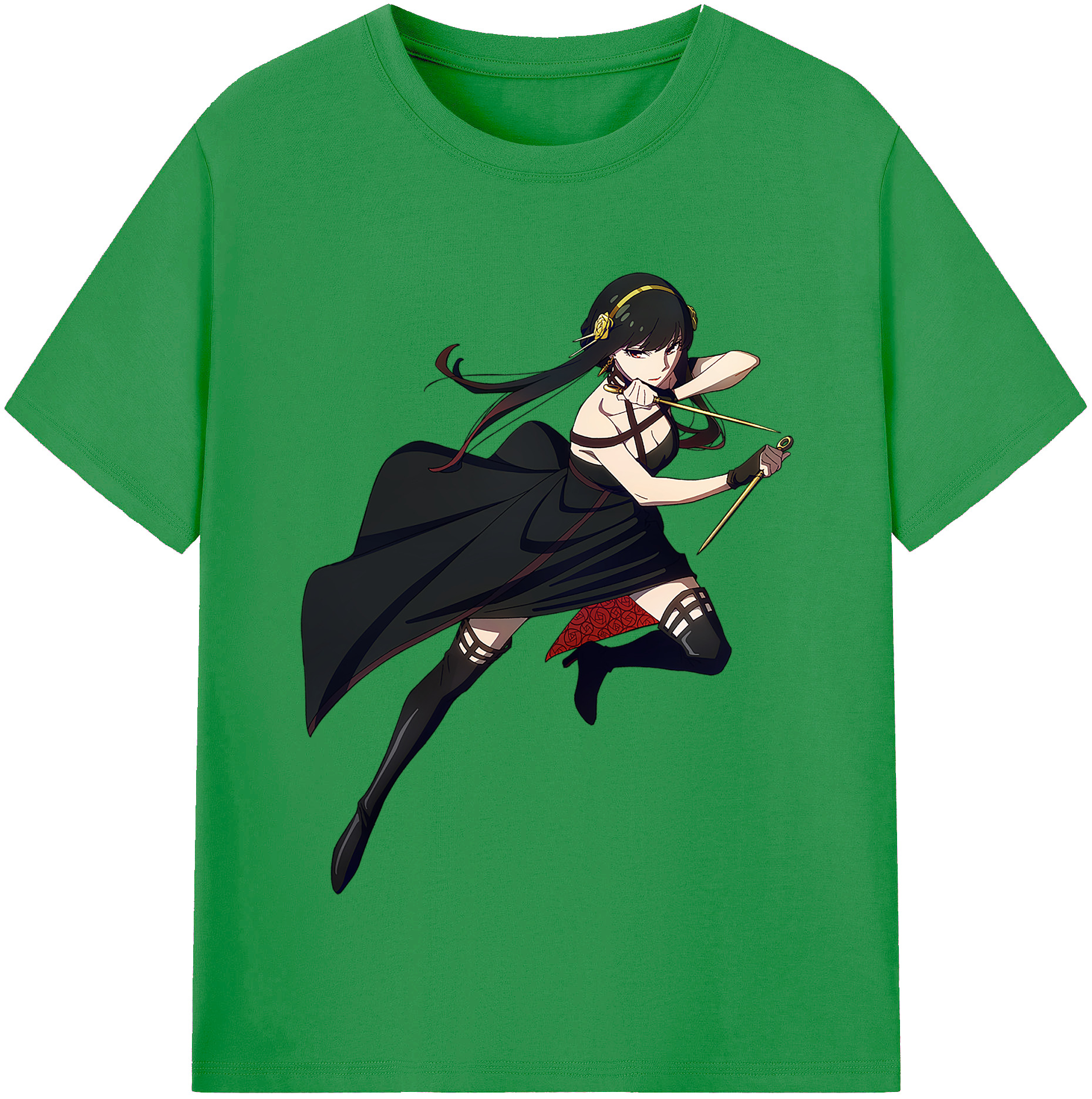 （画像用） SPY×FAMILY间谍家家酒 レディースカジュアルプリントTシャツ（綿100％）