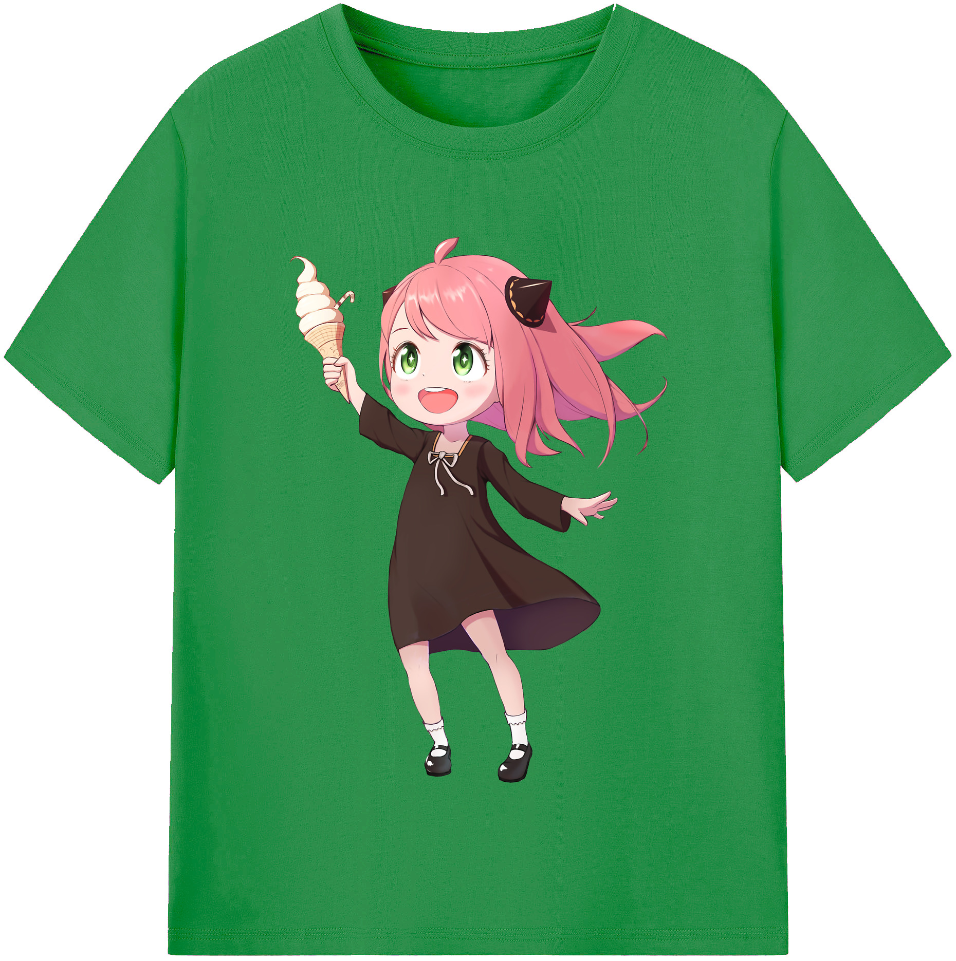 （画像用） SPY×FAMILY间谍家家酒 レディースカジュアルプリントTシャツ（綿100％）