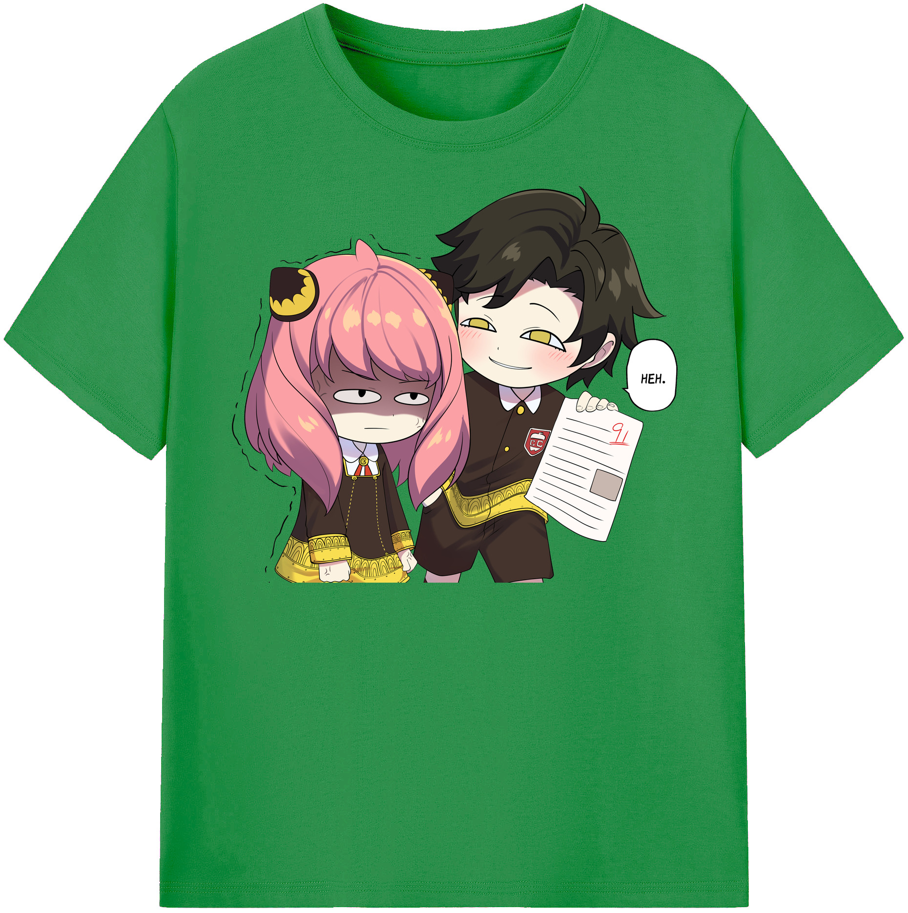（画像用） SPY×FAMILY间谍家家酒 レディースカジュアルプリントTシャツ（綿100％）