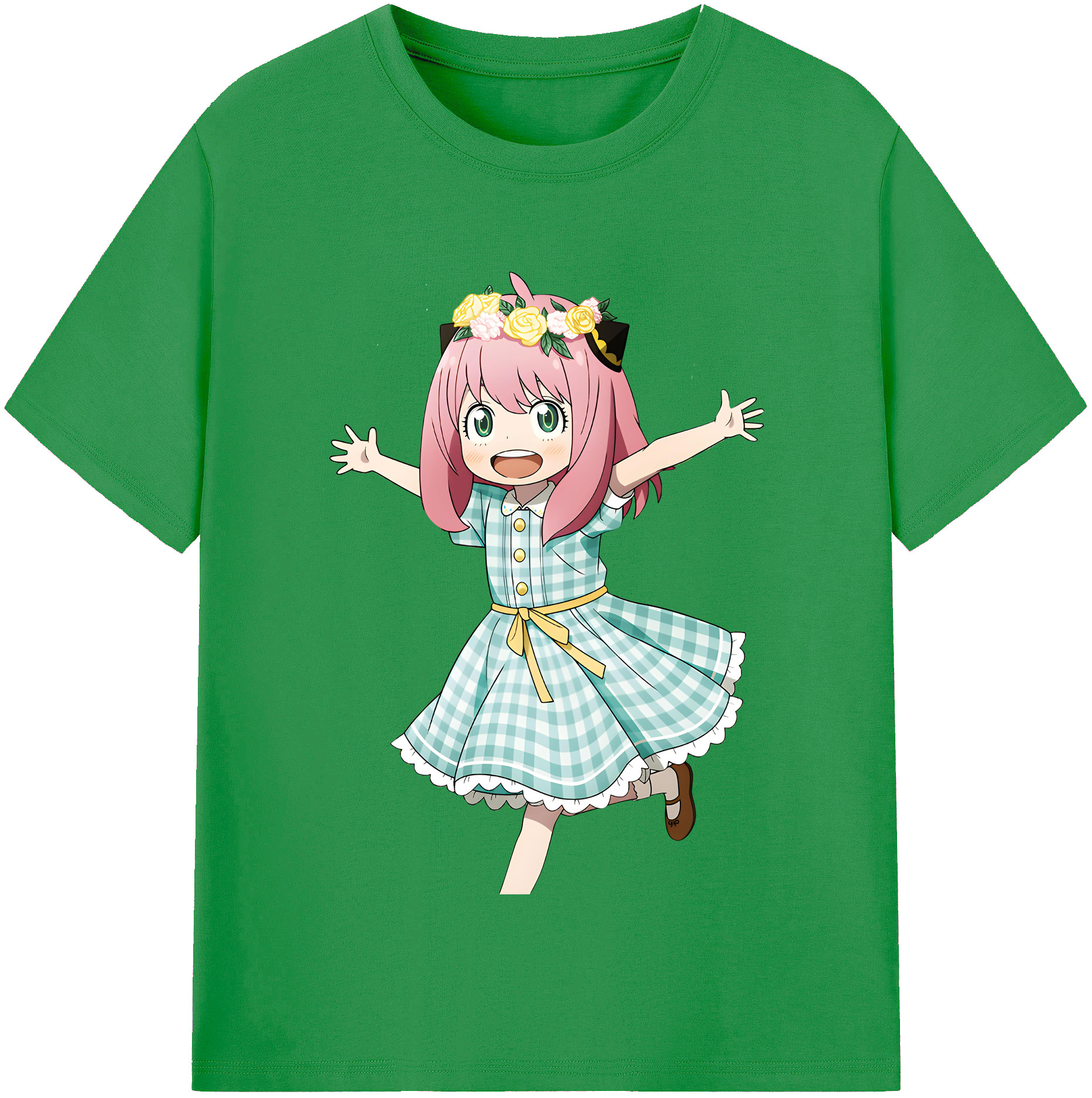 （画像用） SPY×FAMILY间谍家家酒 レディースカジュアルプリントTシャツ（綿100％）