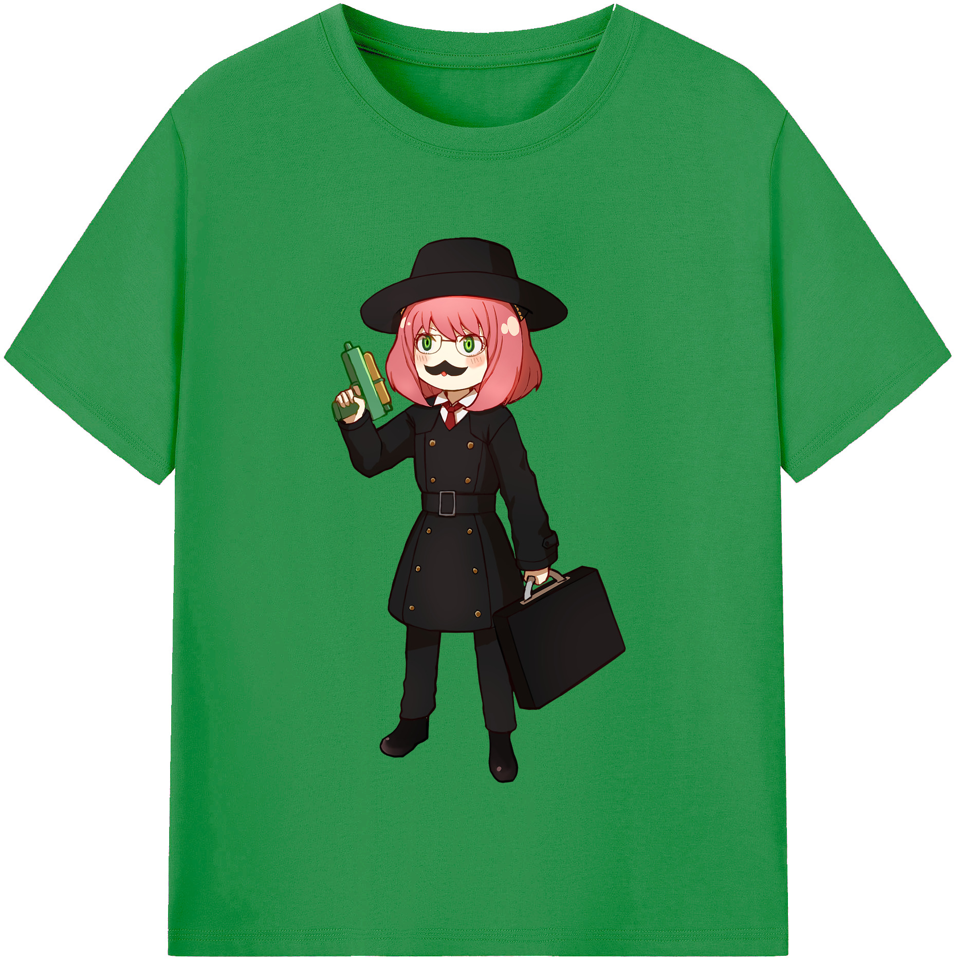 （画像用） SPY×FAMILY间谍家家酒 レディースカジュアルプリントTシャツ（綿100％）