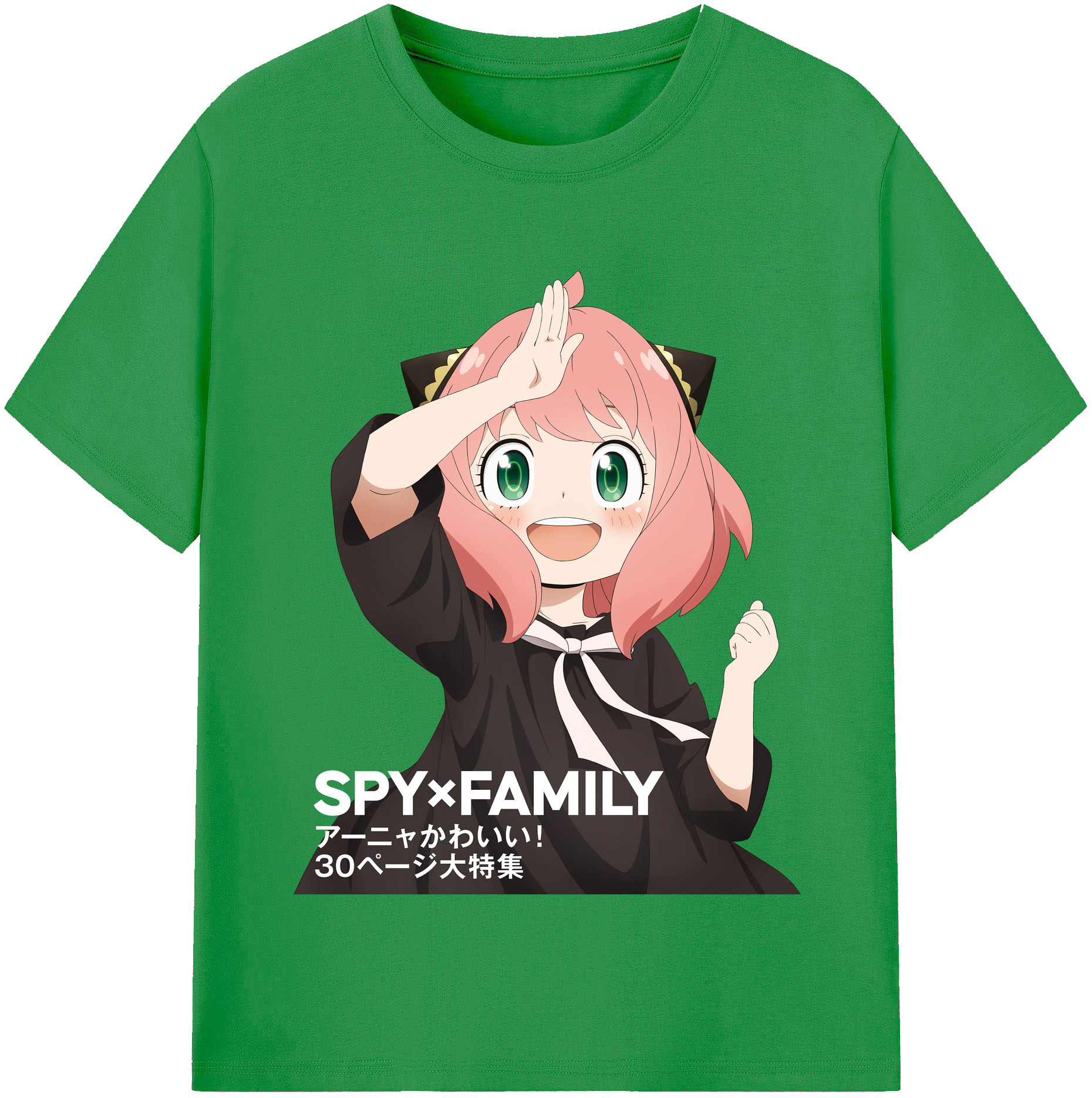（画像用） SPY×FAMILY间谍家家酒 レディースカジュアルプリントTシャツ（綿100％）
