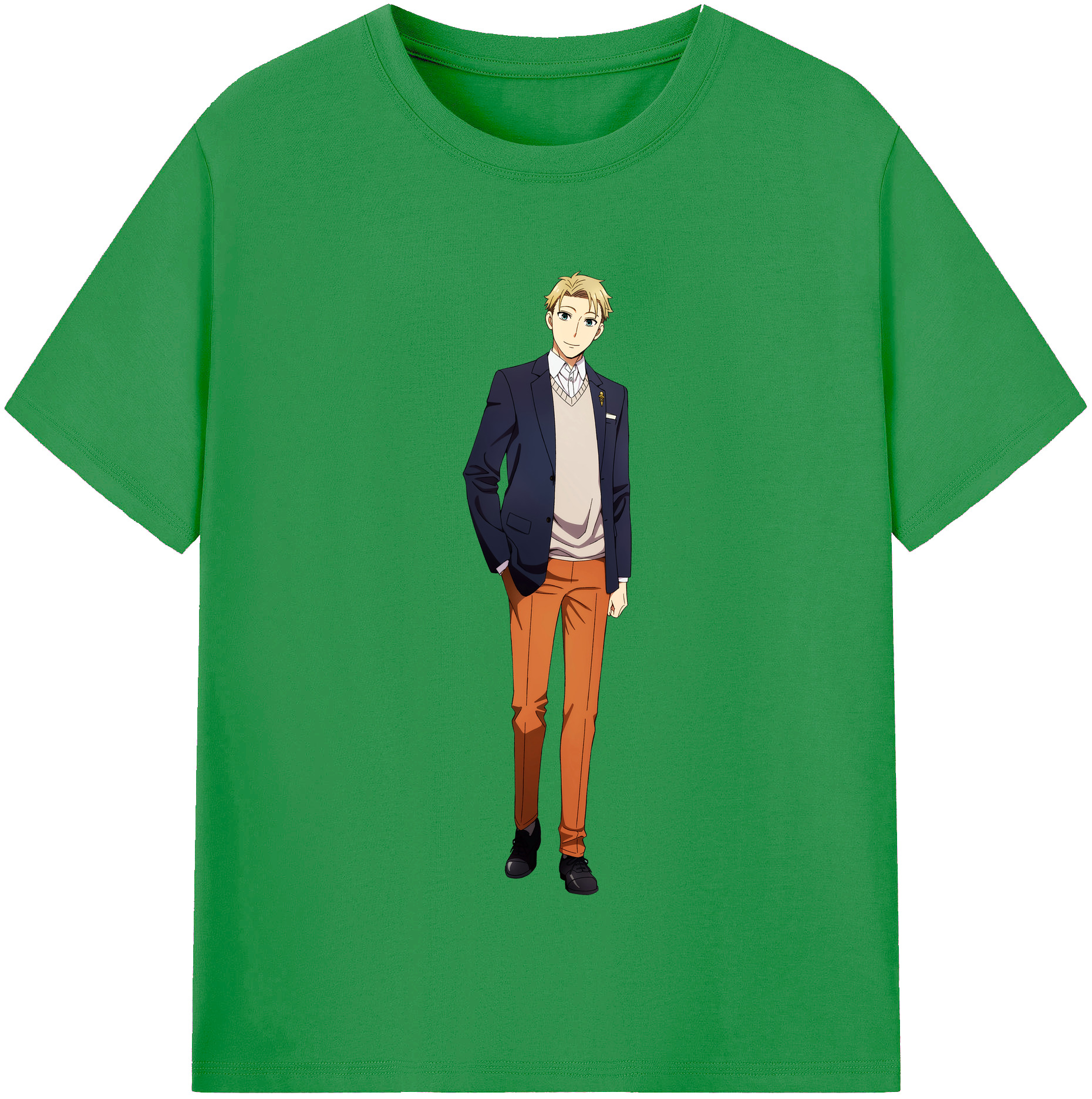 （画像用） SPY×FAMILY间谍家家酒 レディースカジュアルプリントTシャツ（綿100％）