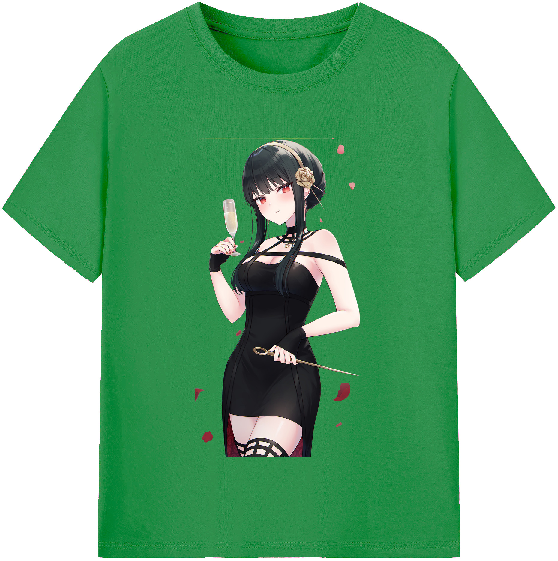 （画像用） SPY×FAMILY间谍家家酒 レディースカジュアルプリントTシャツ（綿100％）