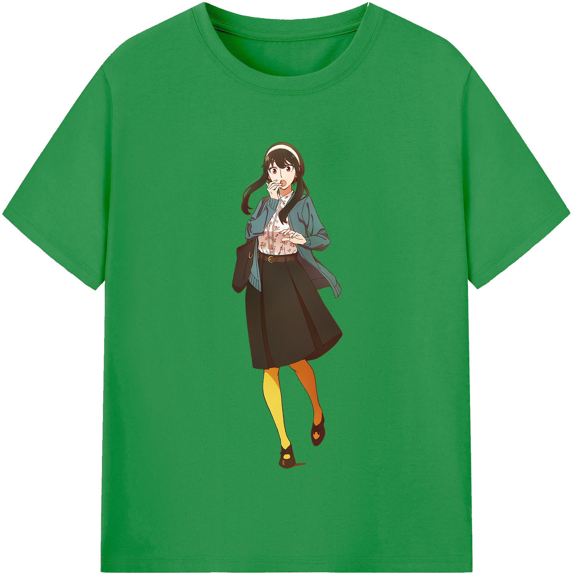 （画像用） SPY×FAMILY间谍家家酒 レディースカジュアルプリントTシャツ（綿100％）