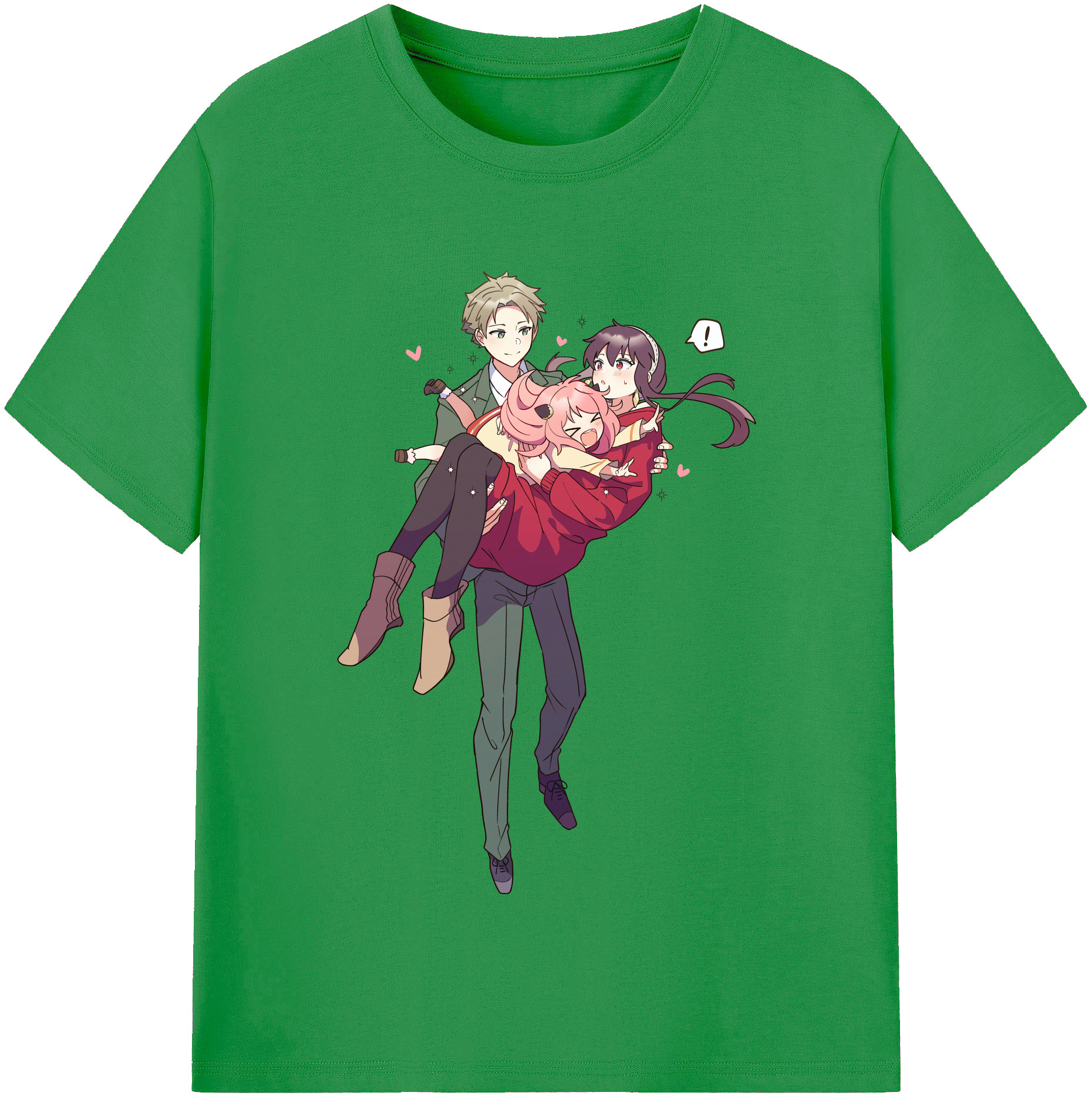 （画像用） SPY×FAMILY间谍家家酒 レディースカジュアルプリントTシャツ（綿100％）