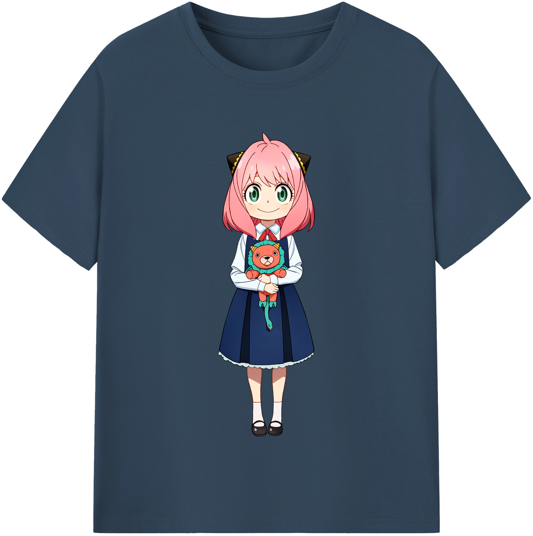 （画像用） SPY×FAMILY间谍家家酒 レディースカジュアルプリントTシャツ（綿100％）