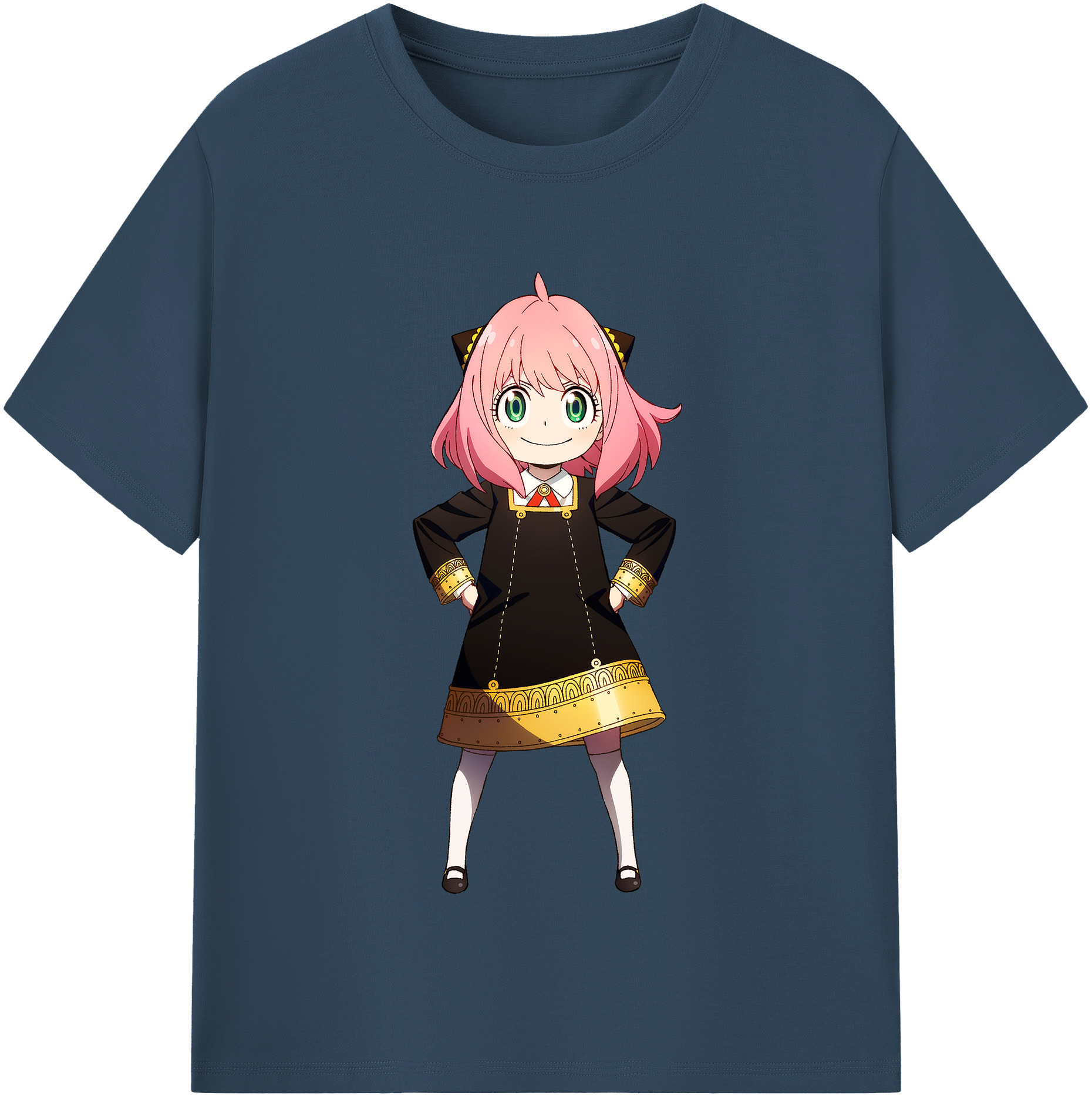 （画像用） SPY×FAMILY间谍家家酒 レディースカジュアルプリントTシャツ（綿100％）